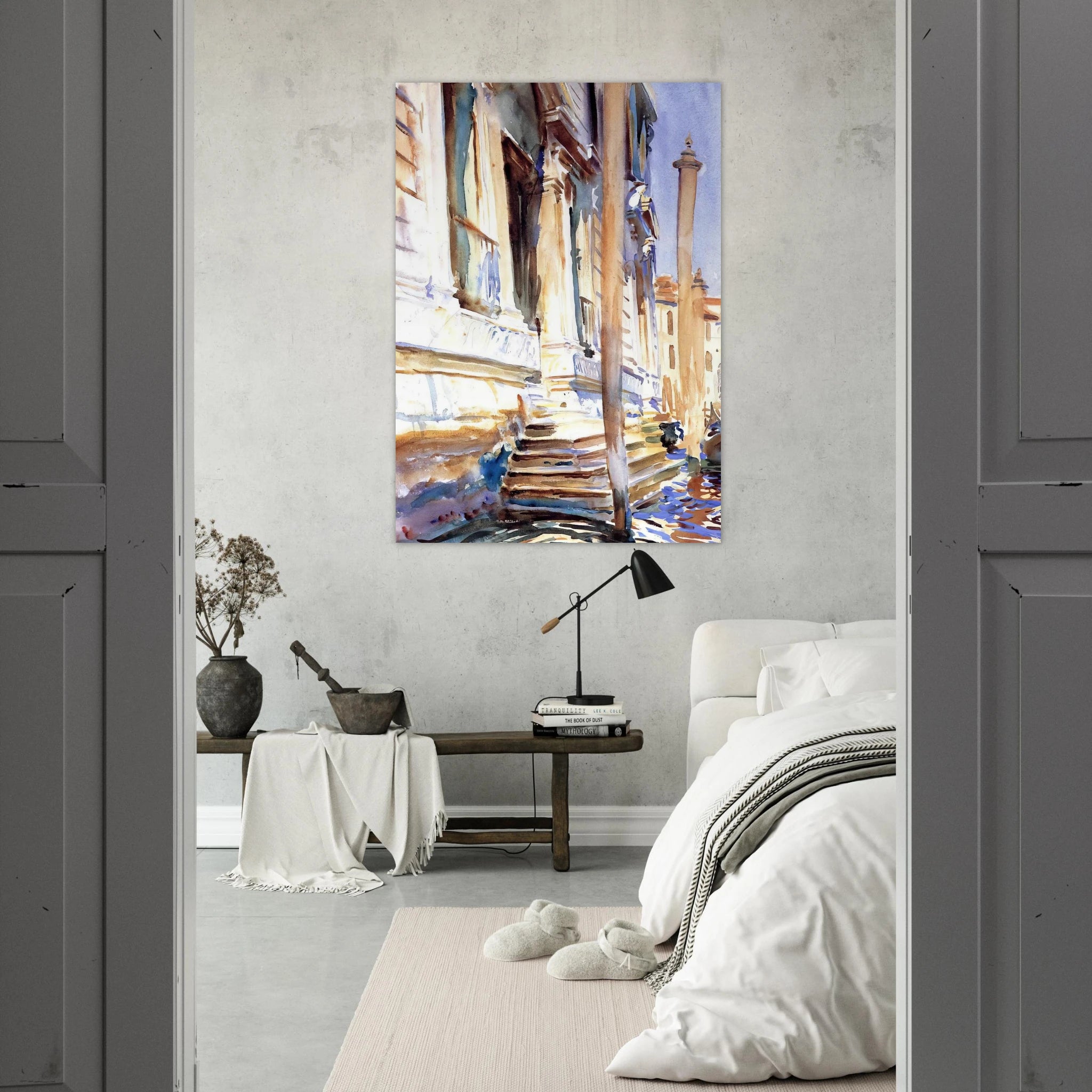 Doorway of a Venetian Palace - John Singer Sargent Art Print - A0 (84.1 x 118.9  cm) / 33.1 × 46.8 inches | John Singer Sargent Poster | John Singer Sargent Prints