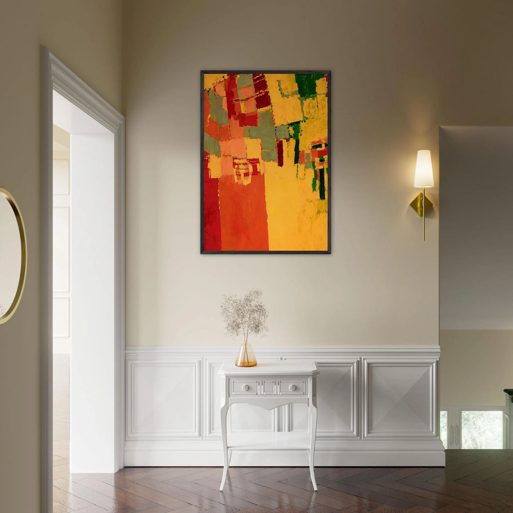 27 October 1949 - 1949 - Frank Lobdell Framed Art Print - 70x100 cm / 28x40 inches | Frank Lobdell Framed Poster | Frank Lobdell Framed prints