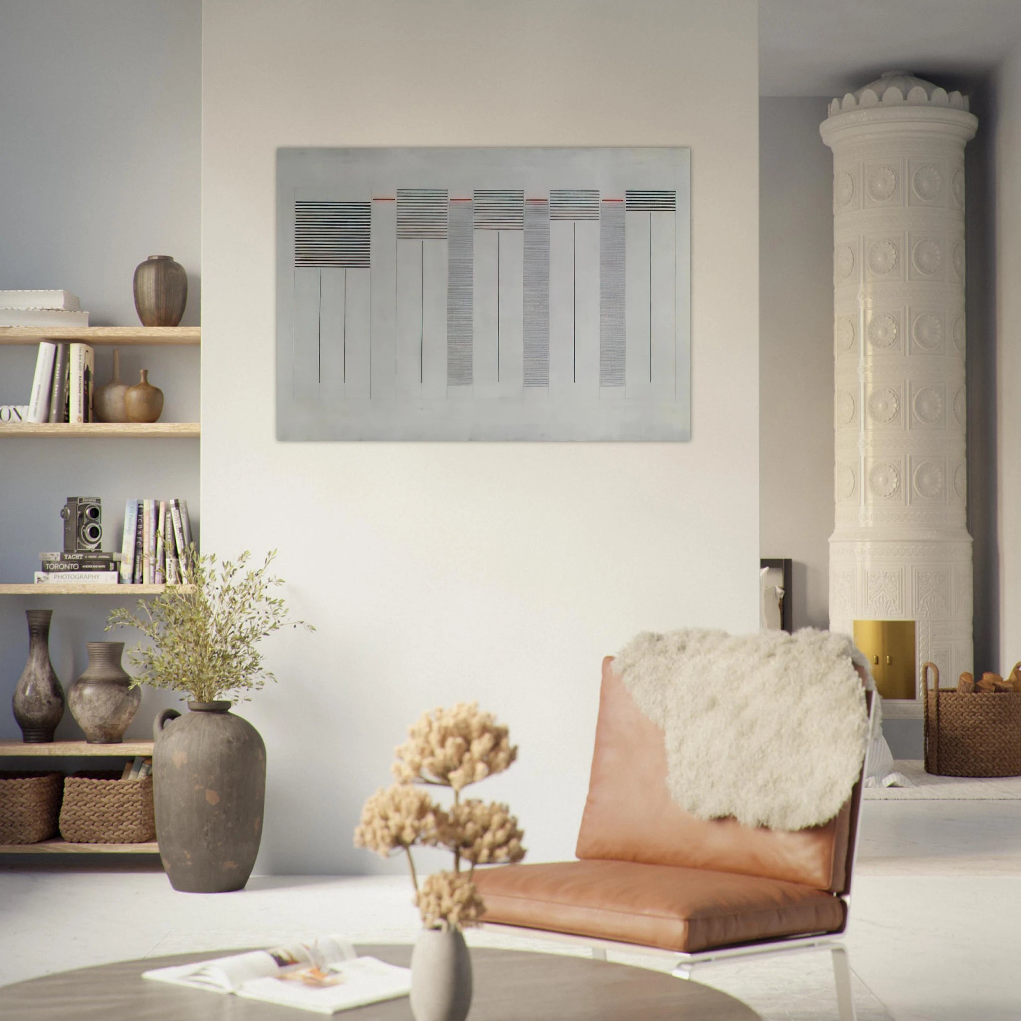 Acrilico n. 12 - 1976 - Bice Lazzari Art Print - A0 (84.1 x 118.9  cm) / 33.1 × 46.8 inches | Bice Lazzari Poster | Bice Lazzari Prints