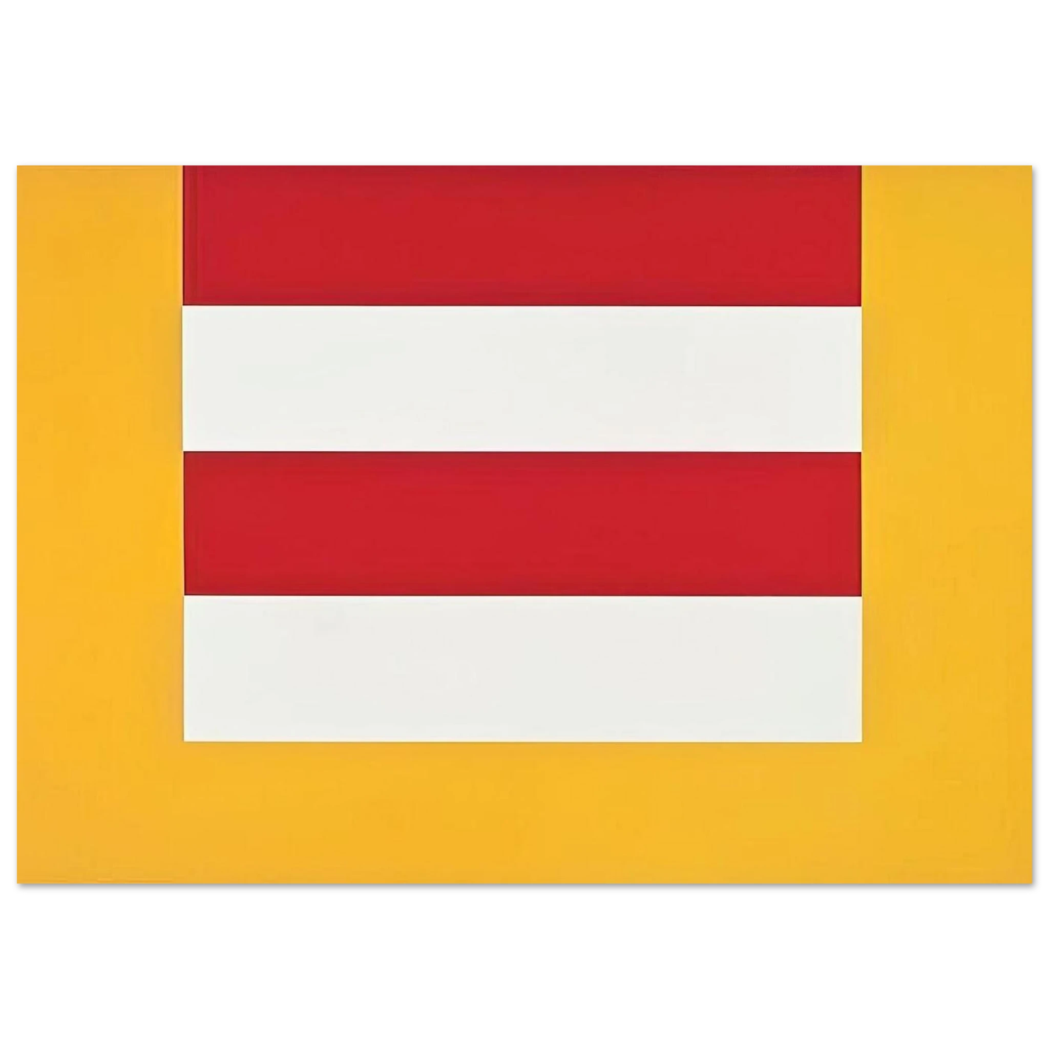 #14 - 1965 - Karl Benjamin Art Print - A0 (84.1 x 118.9  cm) / 33.1 × 46.8 inches | Karl Benjamin Poster | Karl Benjamin Prints