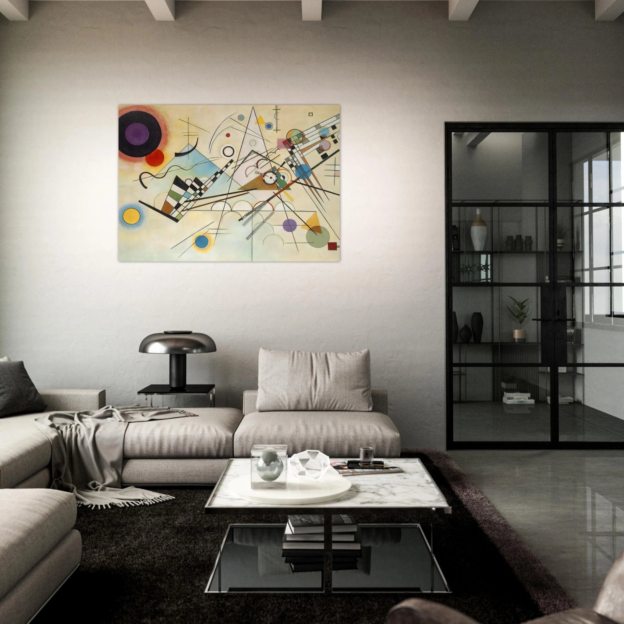 COMPOSITION VIII 1923 - Wassily Kandinsky Art Print - A0 (84.1 x 118.9  cm) / 33.1 × 46.8 inches | Wassily Kandinsky Poster | Wassily Kandinsky Prints