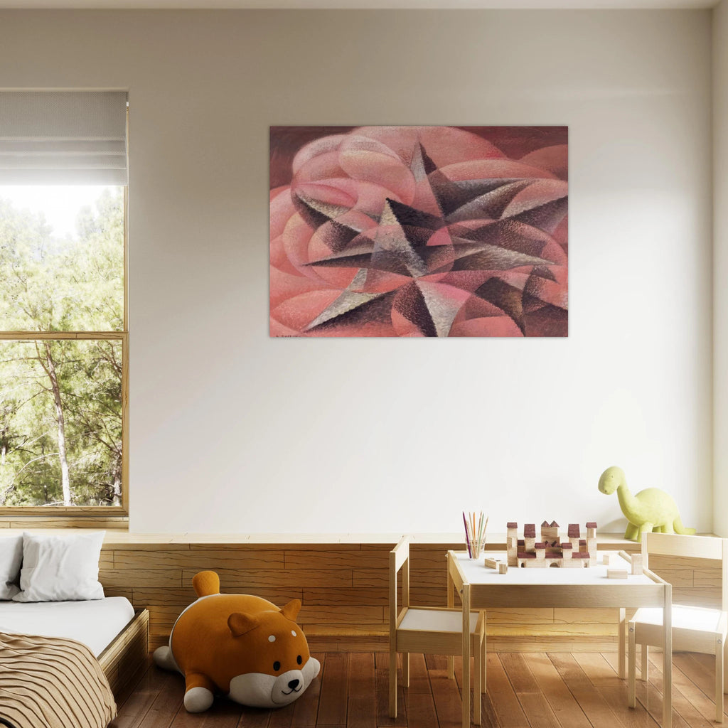 Armonie di forme contrarie - 1935 - Gerardo Dottori Art Print - A0 (84.1 x 118.9  cm) / 33.1 × 46.8 inches | Gerardo Dottori Poster | Gerardo Dottori Prints