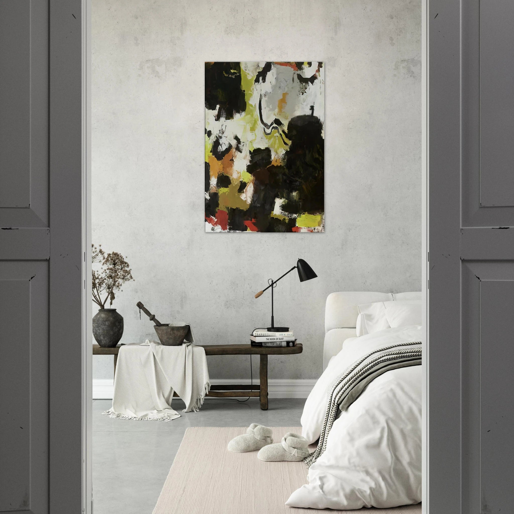 1 January 1949 - 1949 - Frank Lobdell Canvas - 70x100 cm / 28x40 inches | Frank Lobdell Wrapped Canvas | Frank Lobdell Wall Art