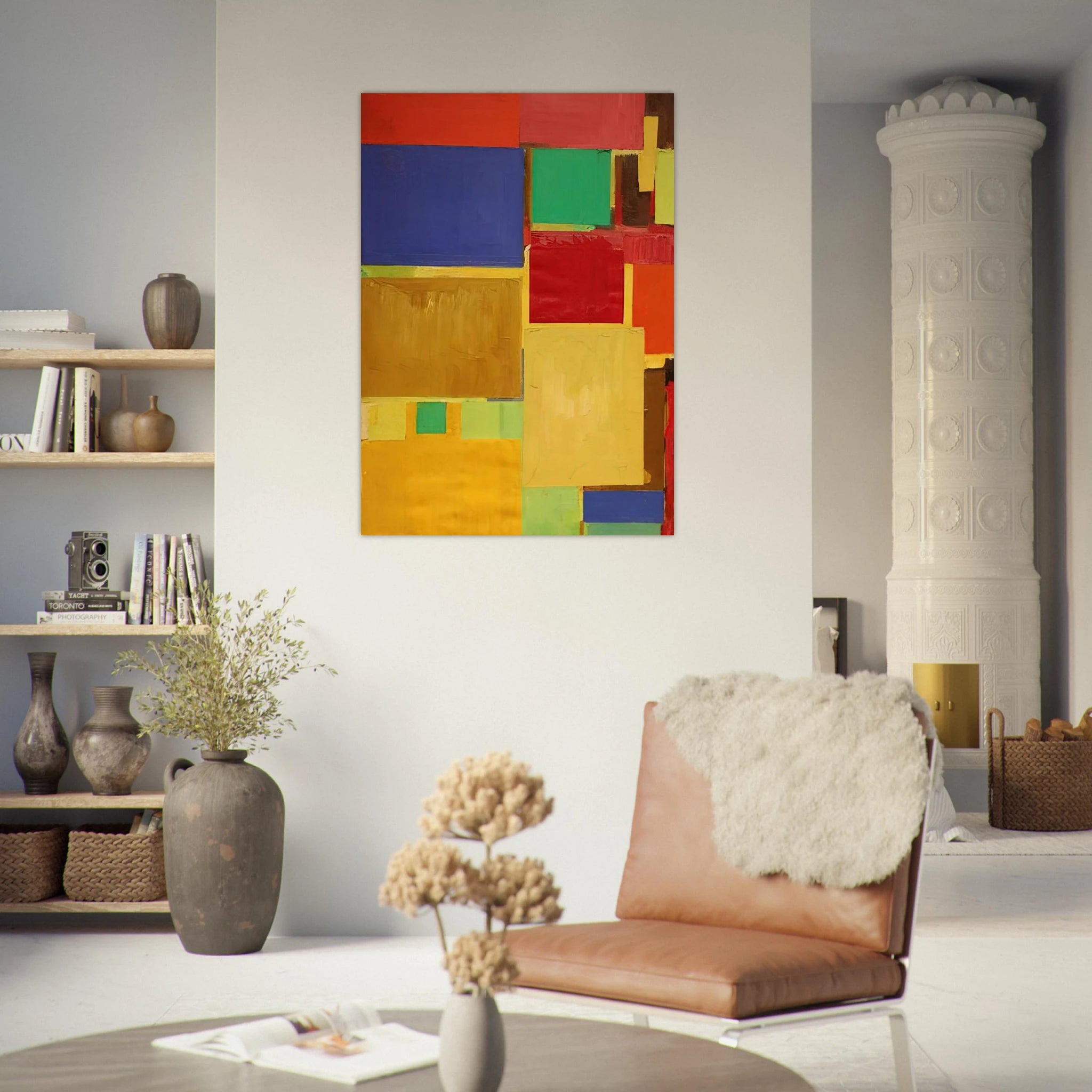 Cathedral - Hans Hofmann Art Print - A0 (84.1 x 118.9  cm) / 33.1 × 46.8 inches | Hans Hofmann Poster | Hans Hofmann Prints