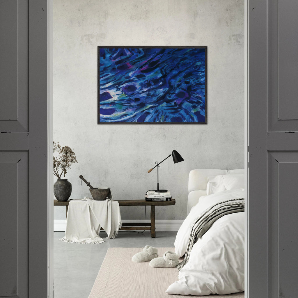 Eaux vives - 1979 - Alfred Manessier Framed Art Print - 70x100 cm / 28x40 inches | Alfred Manessier Framed Poster | Alfred Manessier Framed prints