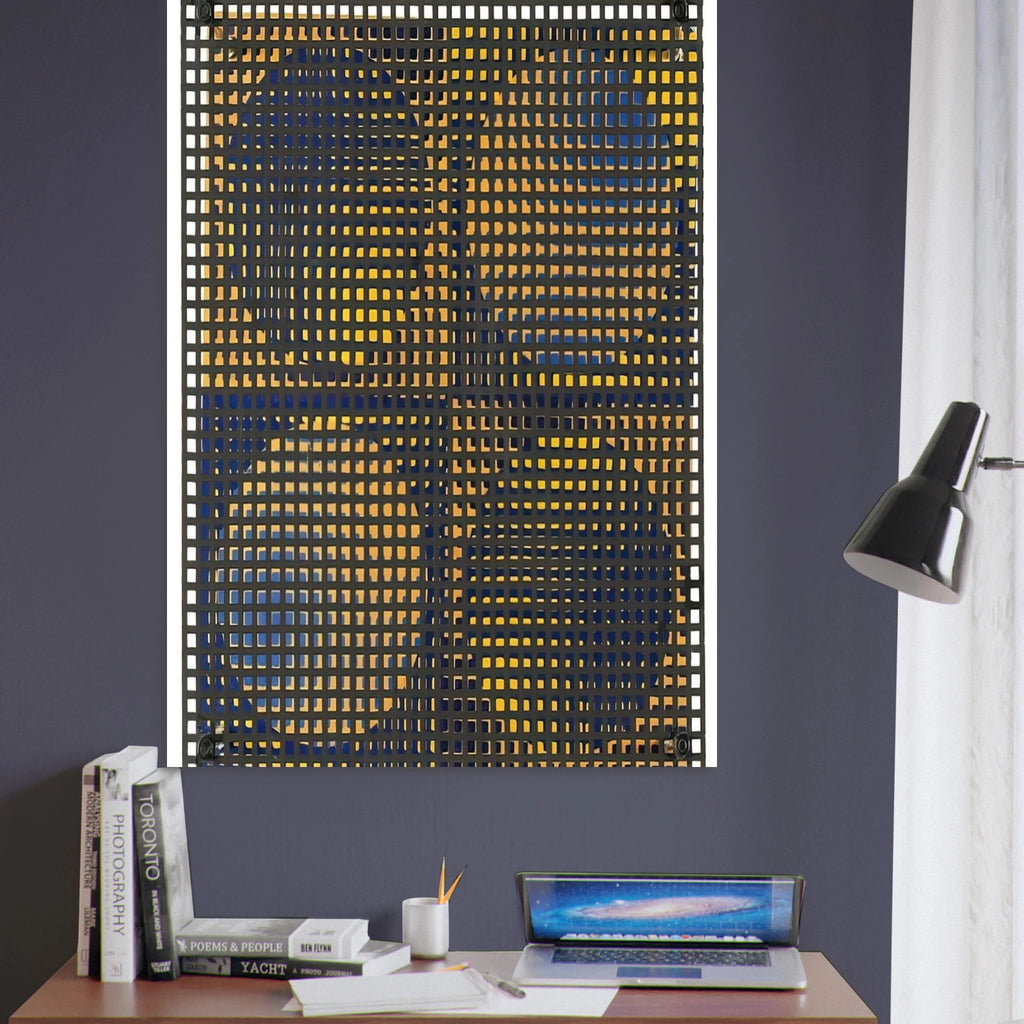 4 - cuadrados 4 - círculos - Op Art - Antonio Asis Art Print - A0 (84.1 x 118.9  cm) / 33.1 × 46.8 inches | Antonio Asis Poster | Antonio Asis Prints