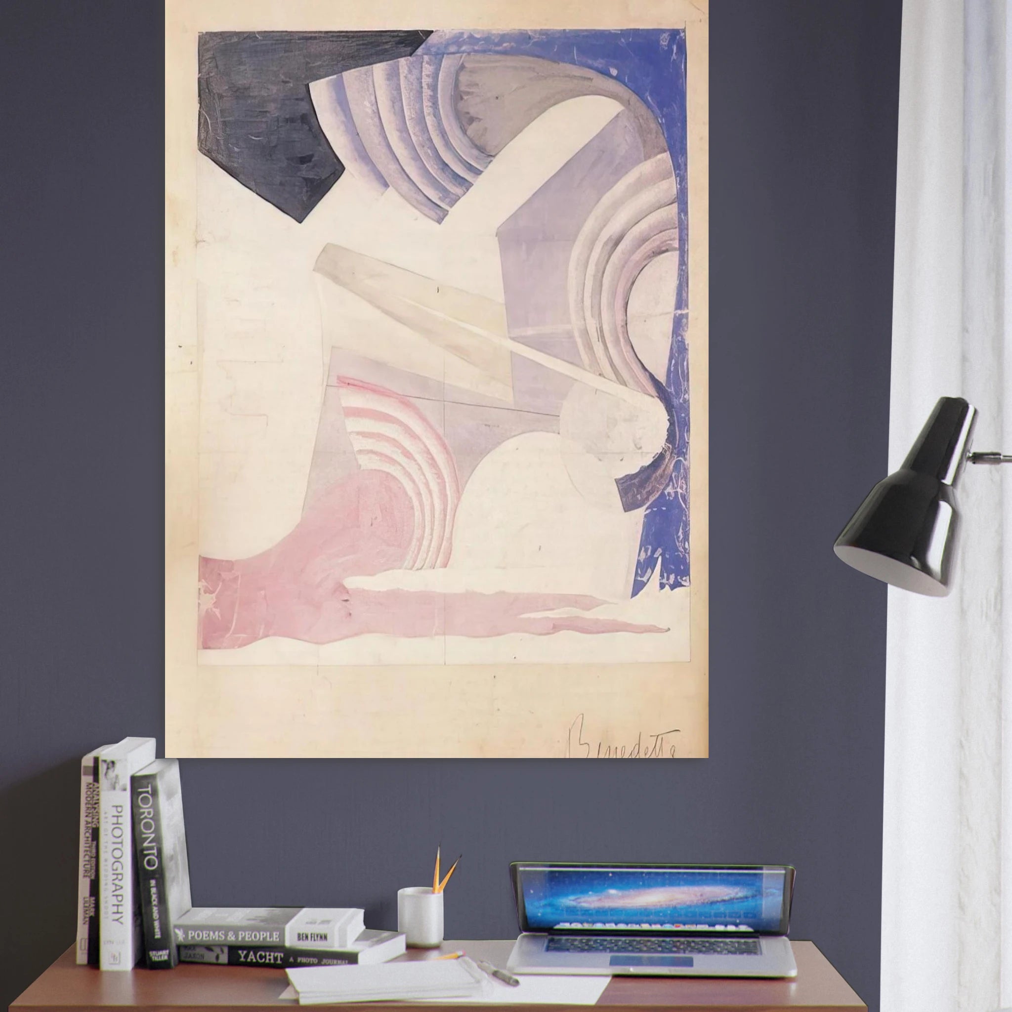 Aeropittura - 1925 Italy - Benedetta Cappa Art Print - A0 (84.1 x 118.9  cm) / 33.1 × 46.8 inches | Benedetta Cappa Poster | Benedetta Cappa Prints