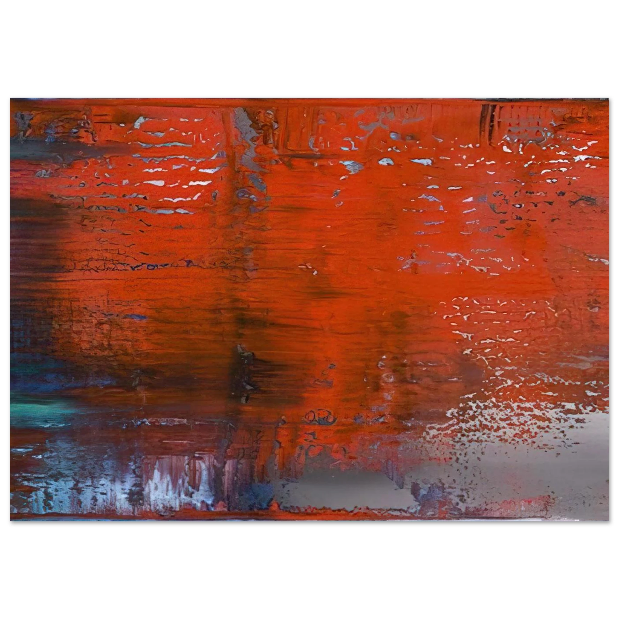 ABSTRACT PAINTING 805 4 - Gerhard Richter Art Print - A0 (84.1 x 118.9  cm) / 33.1 × 46.8 inches | Gerhard Richter Poster | Gerhard Richter Prints