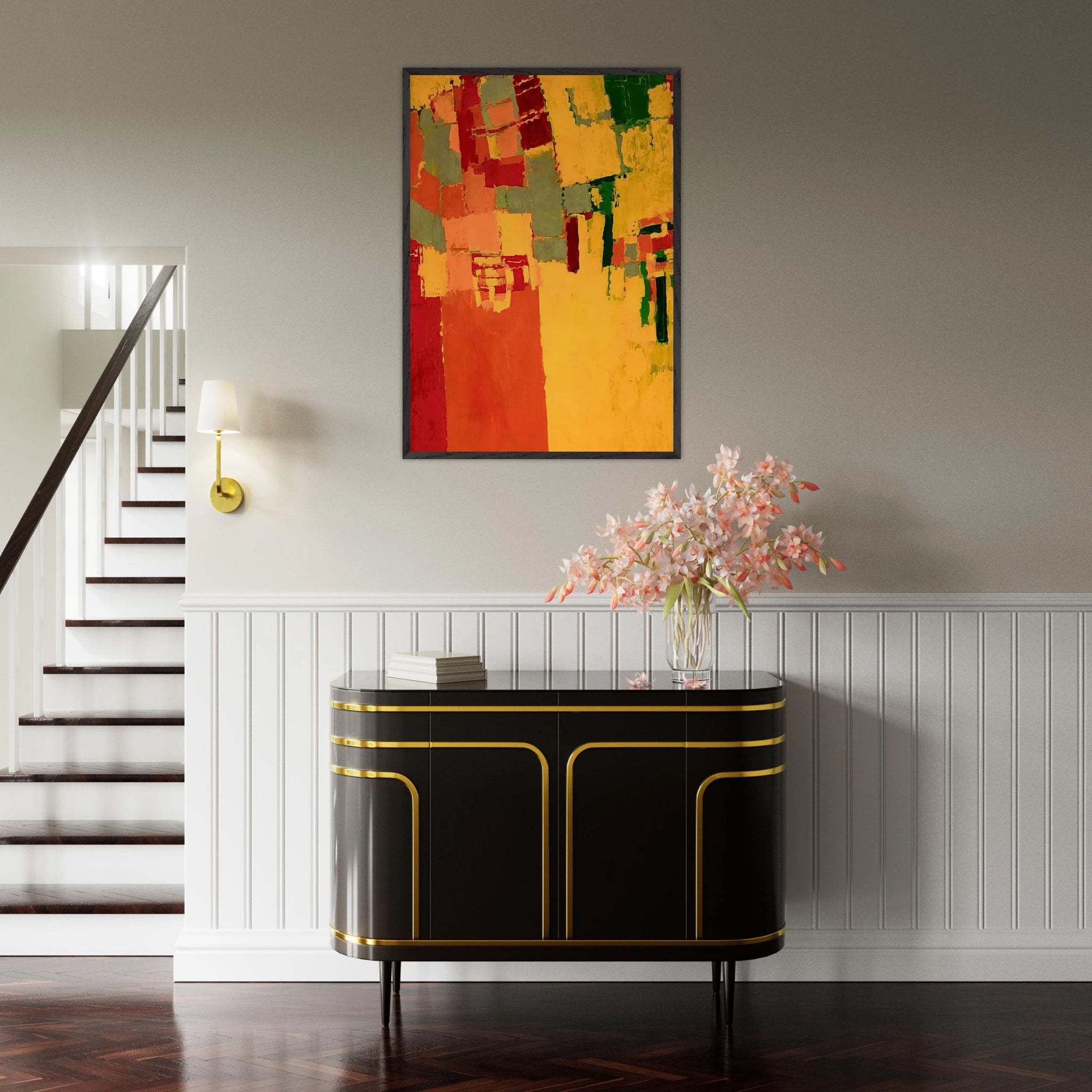 27 October 1949 - 1949 - Frank Lobdell Framed Art Print - 70x100 cm / 28x40 inches | Frank Lobdell Framed Poster | Frank Lobdell Framed prints