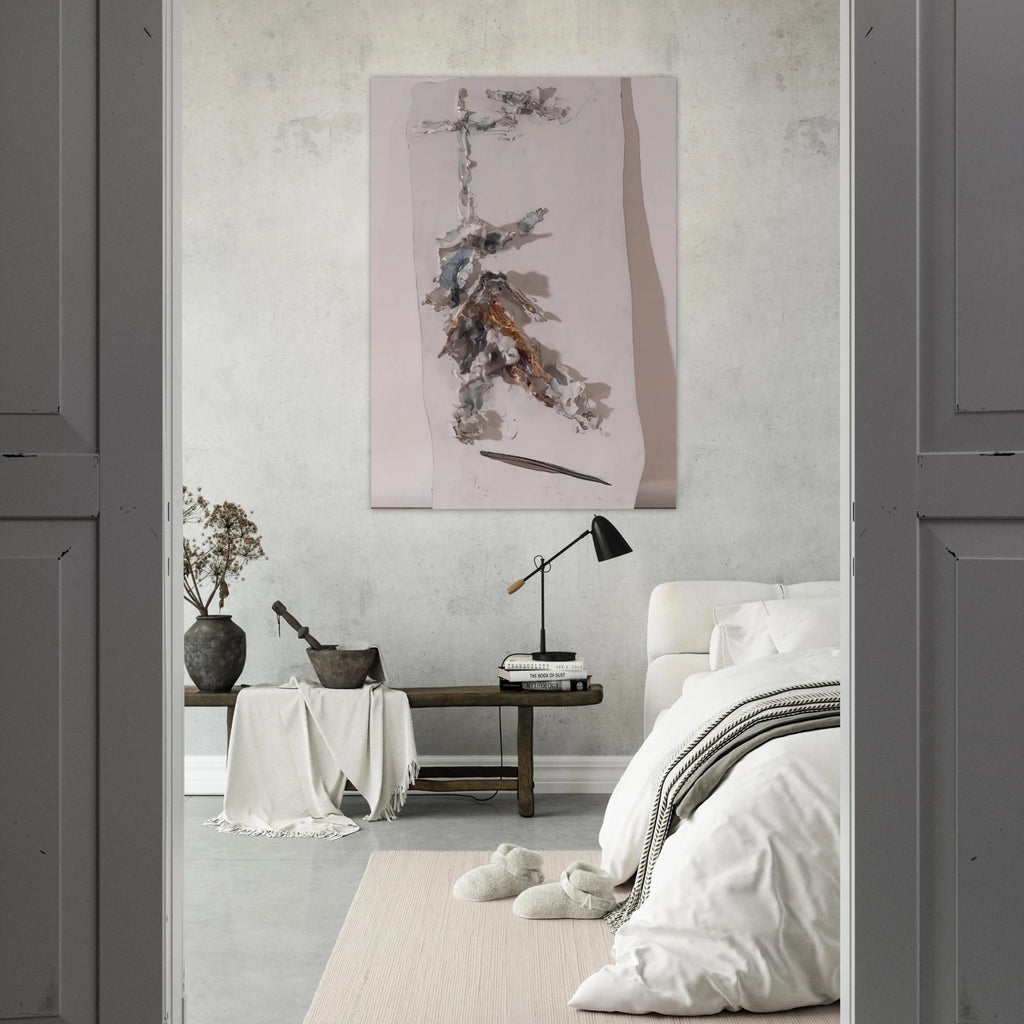 Deposition - 1955 - Lucio Fontana Art Print - A0 (84.1 x 118.9  cm) / 33.1 × 46.8 inches | Lucio Fontana Poster | Lucio Fontana Prints