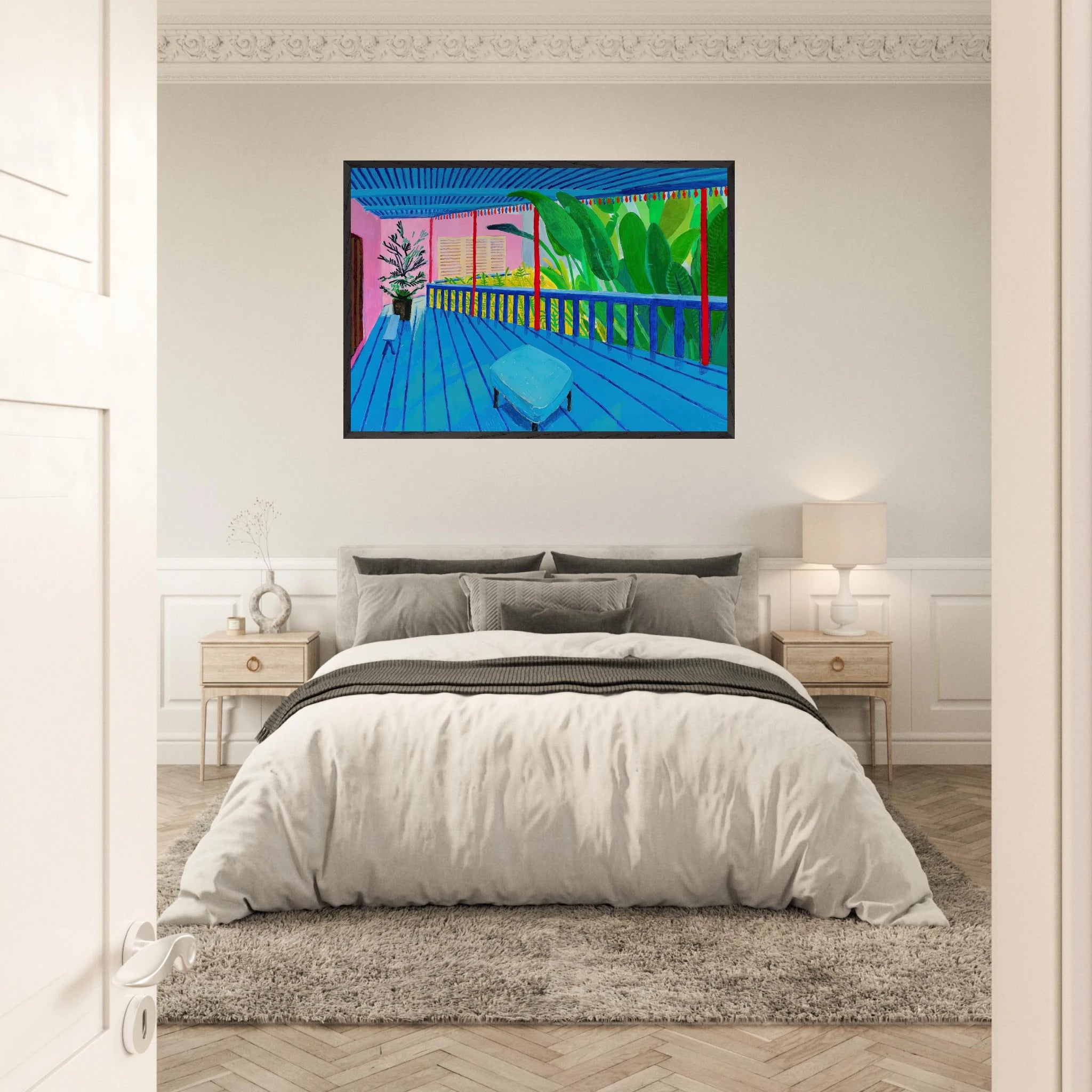 David Hockney - David Hockney Framed Art Print - 70x100 cm / 28x40 inches | David Hockney Framed Poster | David Hockney Framed prints