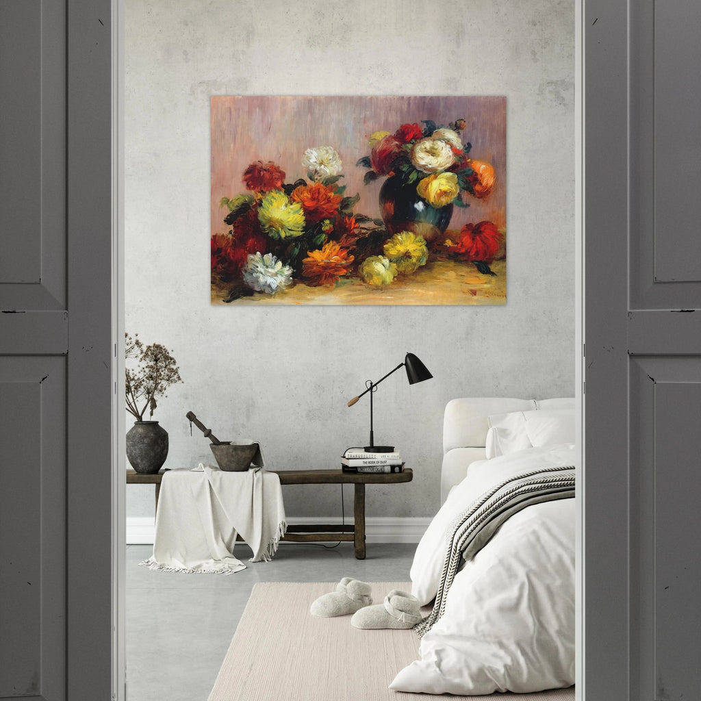 Bouquets of Flowers - Pierre-Auguste Renoir Art Print - A0 (84.1 x 118.9  cm) / 33.1 × 46.8 inches | Pierre-Auguste Renoir Poster | Pierre-Auguste Renoir Prints