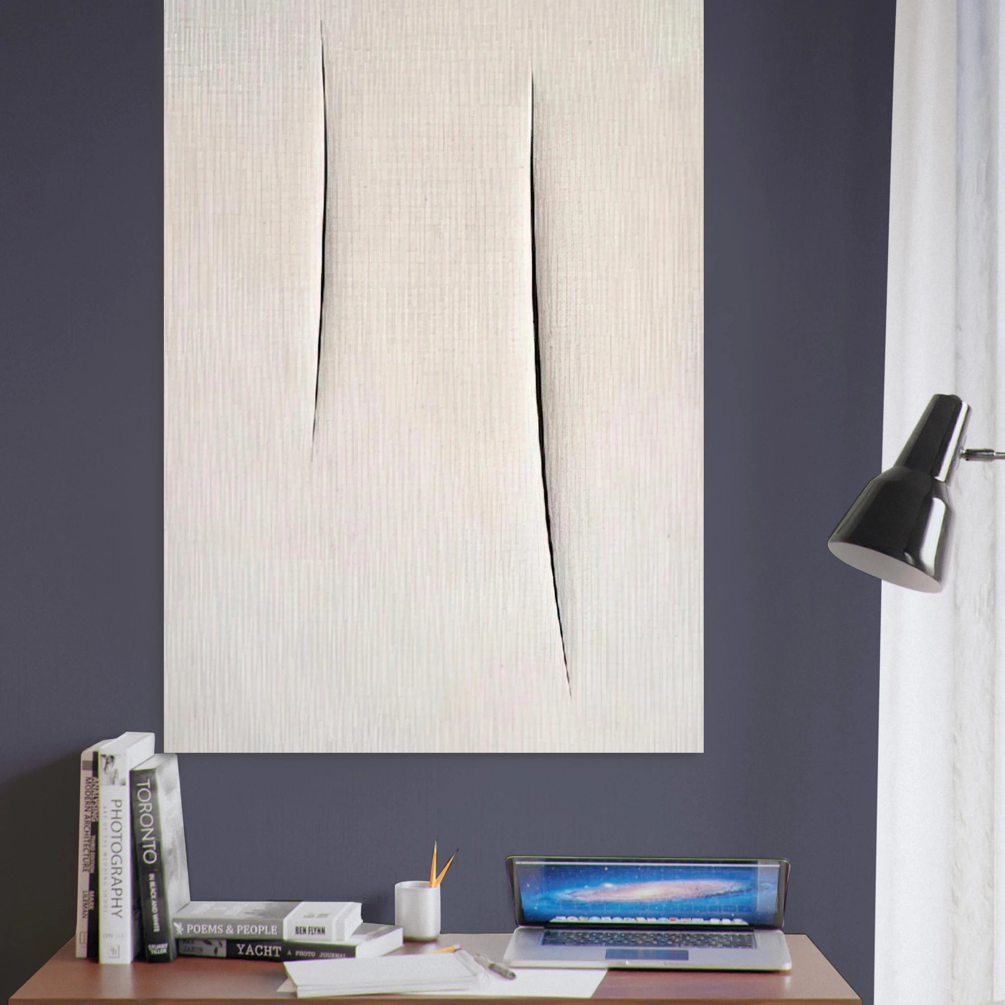 Concept Spatiale - 1959 - Lucio Fontana Art Print - A0 (84.1 x 118.9  cm) / 33.1 × 46.8 inches | Lucio Fontana Poster | Lucio Fontana Prints