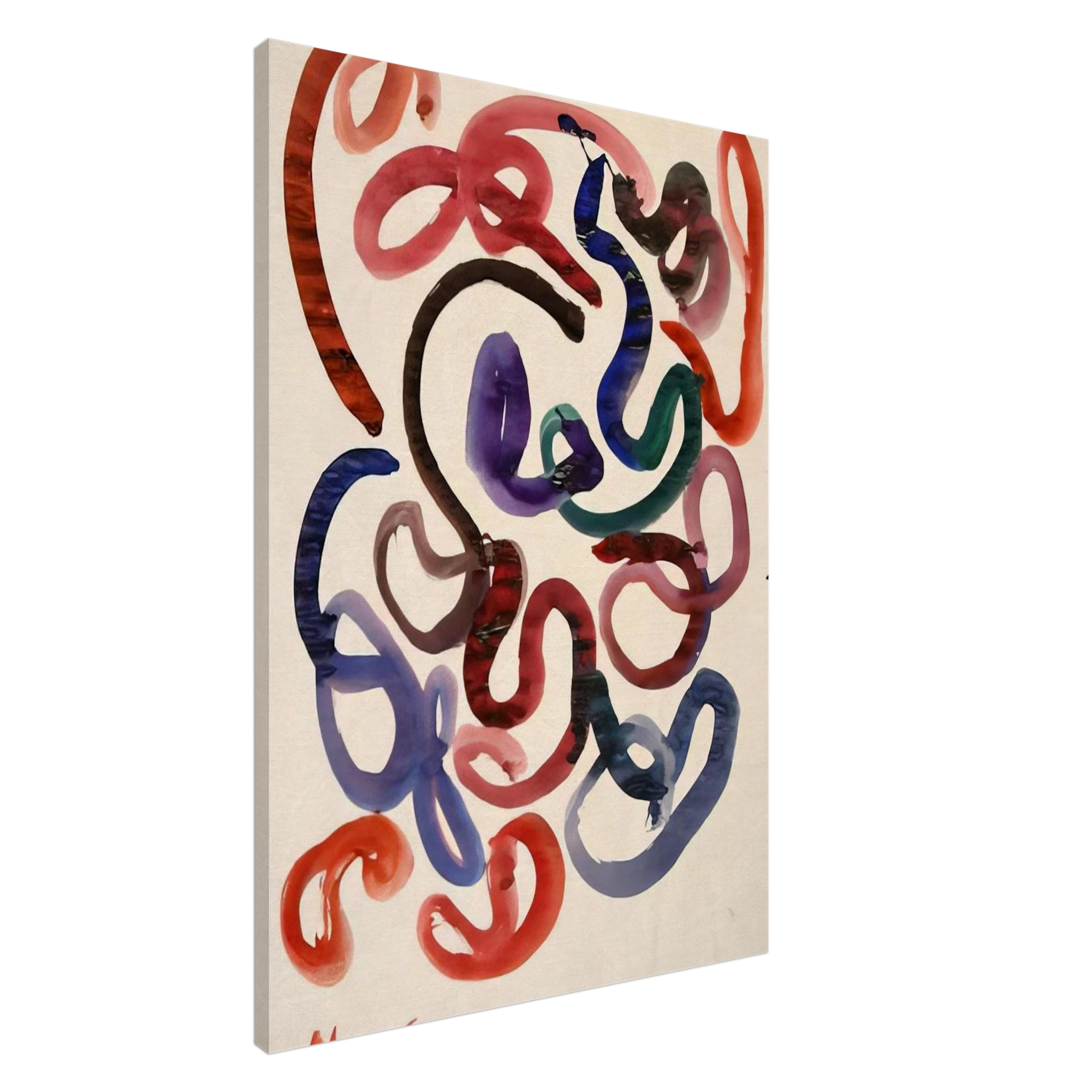 #10 March 10, 1963 NYC - 1963 - William Saroyan Canvas - 70x100 cm / 28x40 inches | William Saroyan Wrapped Canvas | William Saroyan Wall Art