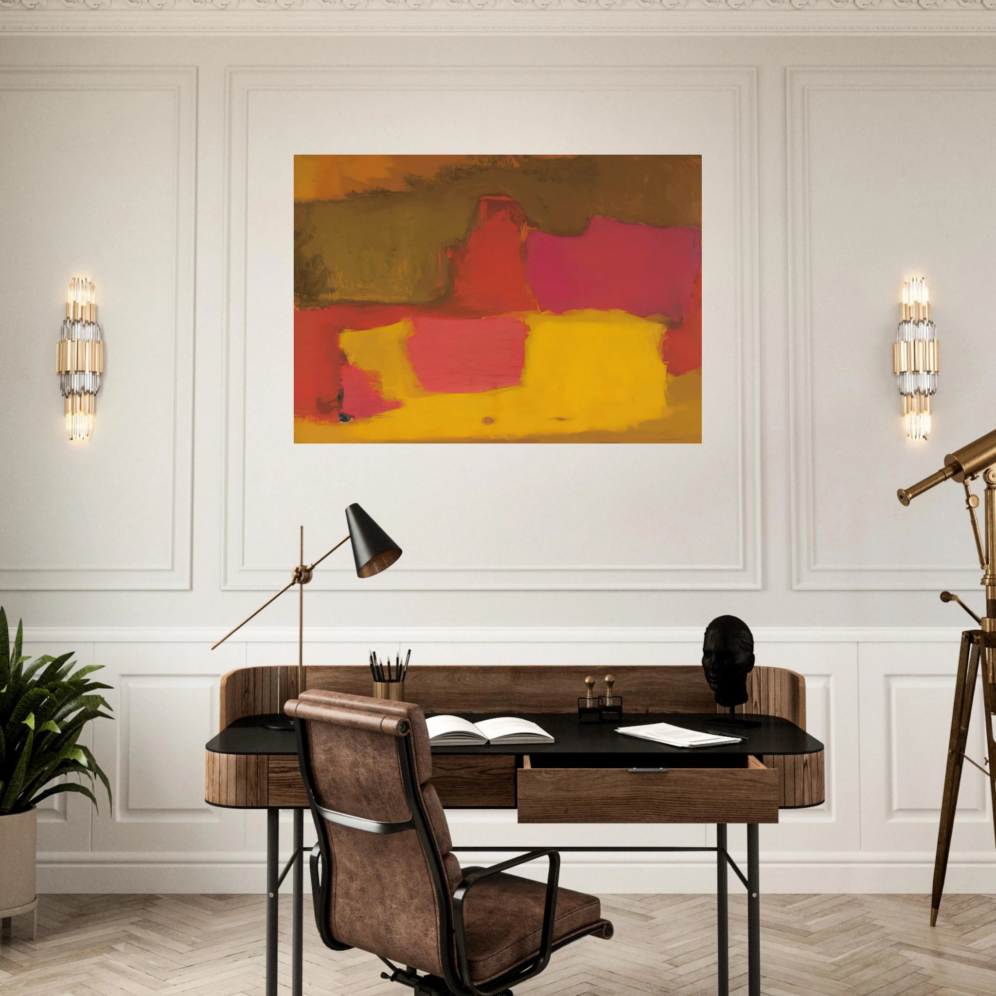 AWAY 1964 - Esteban Vicente Art Print - A0 (84.1 x 118.9  cm) / 33.1 × 46.8 inches | Esteban Vicente Poster | Esteban Vicente Prints