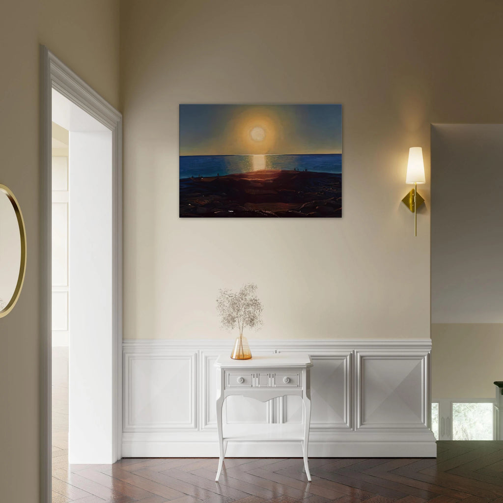 Calm and Free Maine Coast - Rockwell Kent Canvas - 70x100 cm / 28x40 inches | Rockwell Kent Wrapped Canvas | Rockwell Kent Wall Art