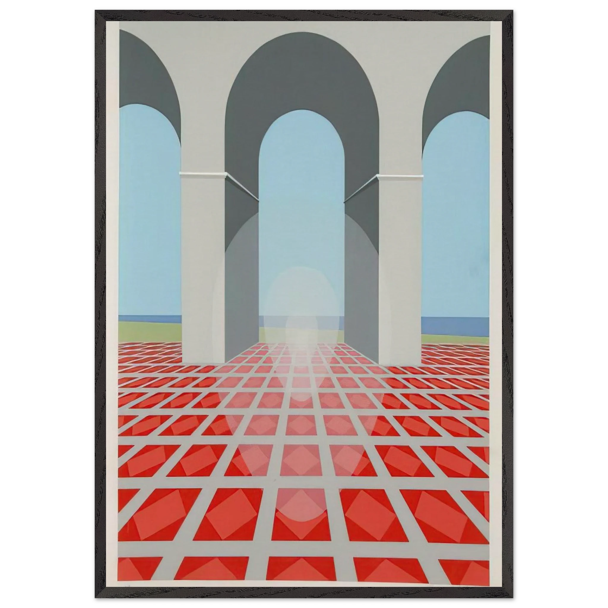 Arches - 1979 - Clarence Holbrook Carter Framed Art Print - 70x100 cm / 28x40 inches | Clarence Holbrook Carter Framed Poster | Clarence Holbrook Carter Framed prints