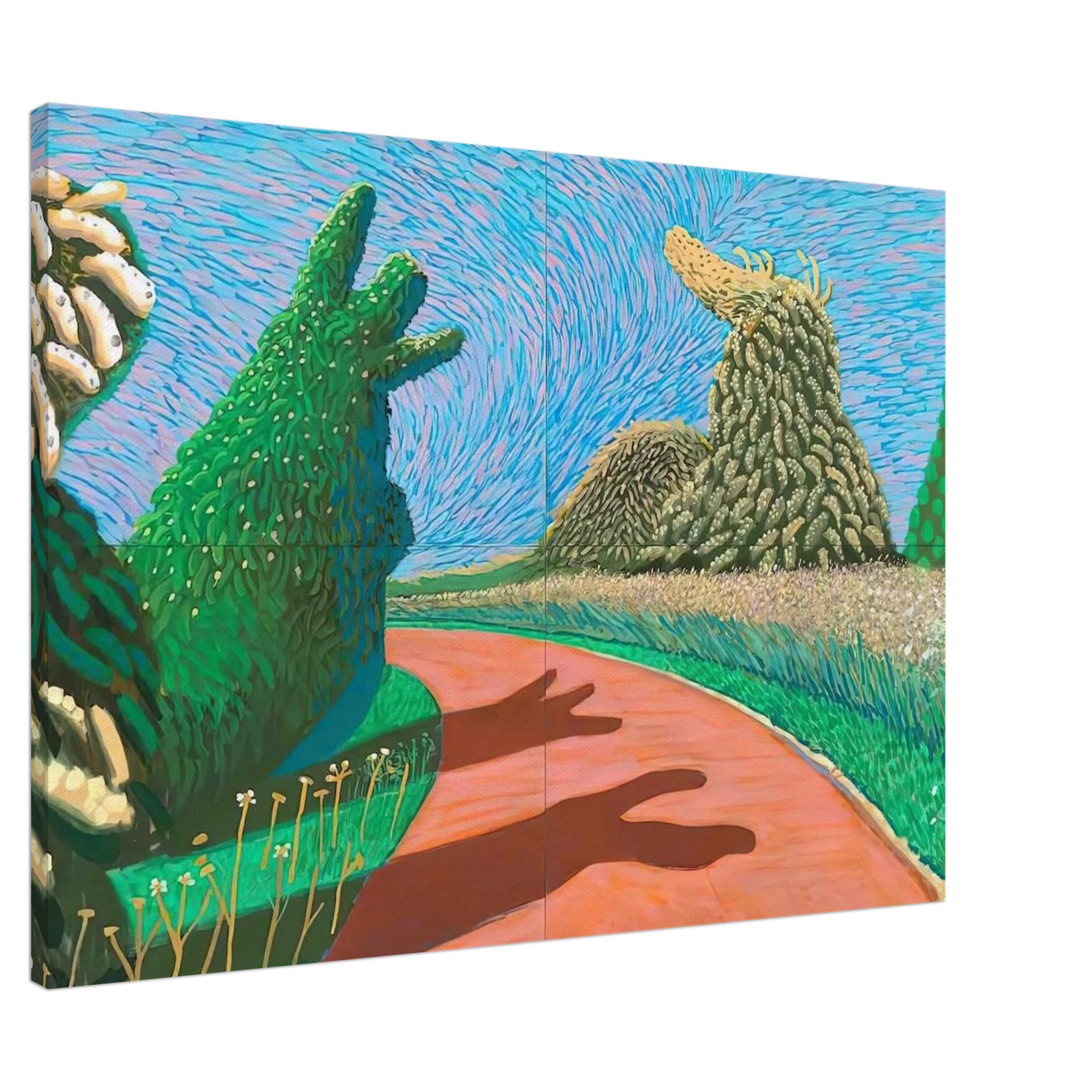 David Hockney - David Hockney Canvas - 70x100 cm / 28x40 inches | David Hockney Wrapped Canvas | David Hockney Wall Art
