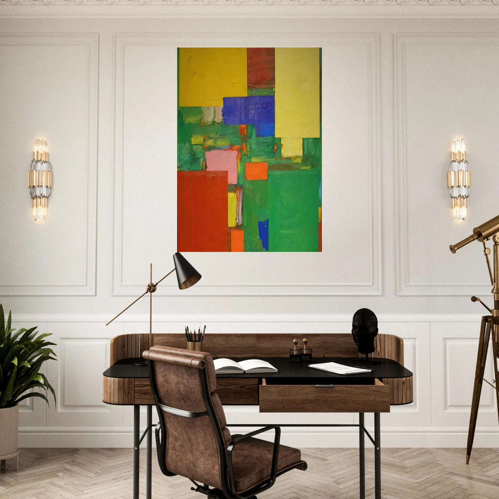 Equipoise - Hans Hofmann Art Print - A0 (84.1 x 118.9  cm) / 33.1 × 46.8 inches | Hans Hofmann Poster | Hans Hofmann Prints