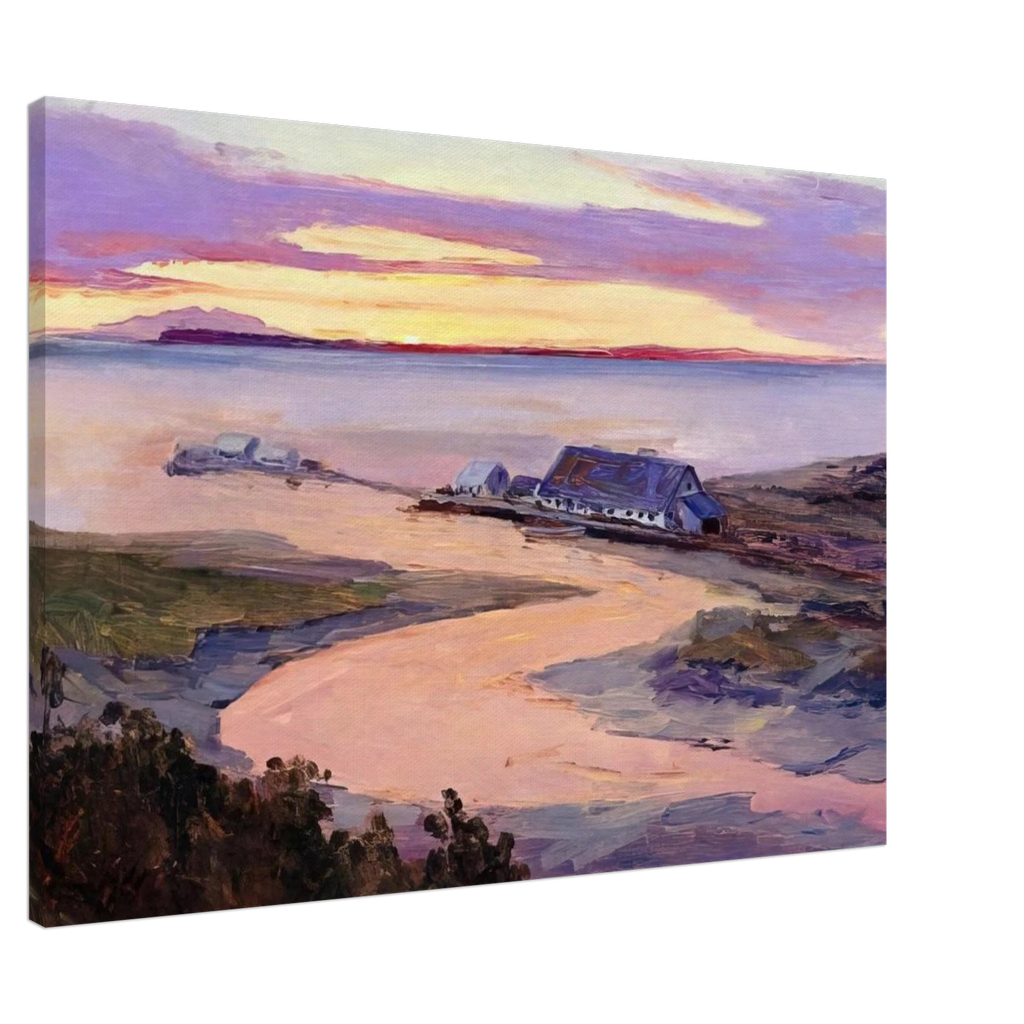 Emard Salmon Cannery - 1915 - Sydney Laurence Canvas - 70x100 cm / 28x40 inches | Sydney Laurence Wrapped Canvas | Sydney Laurence Wall Art