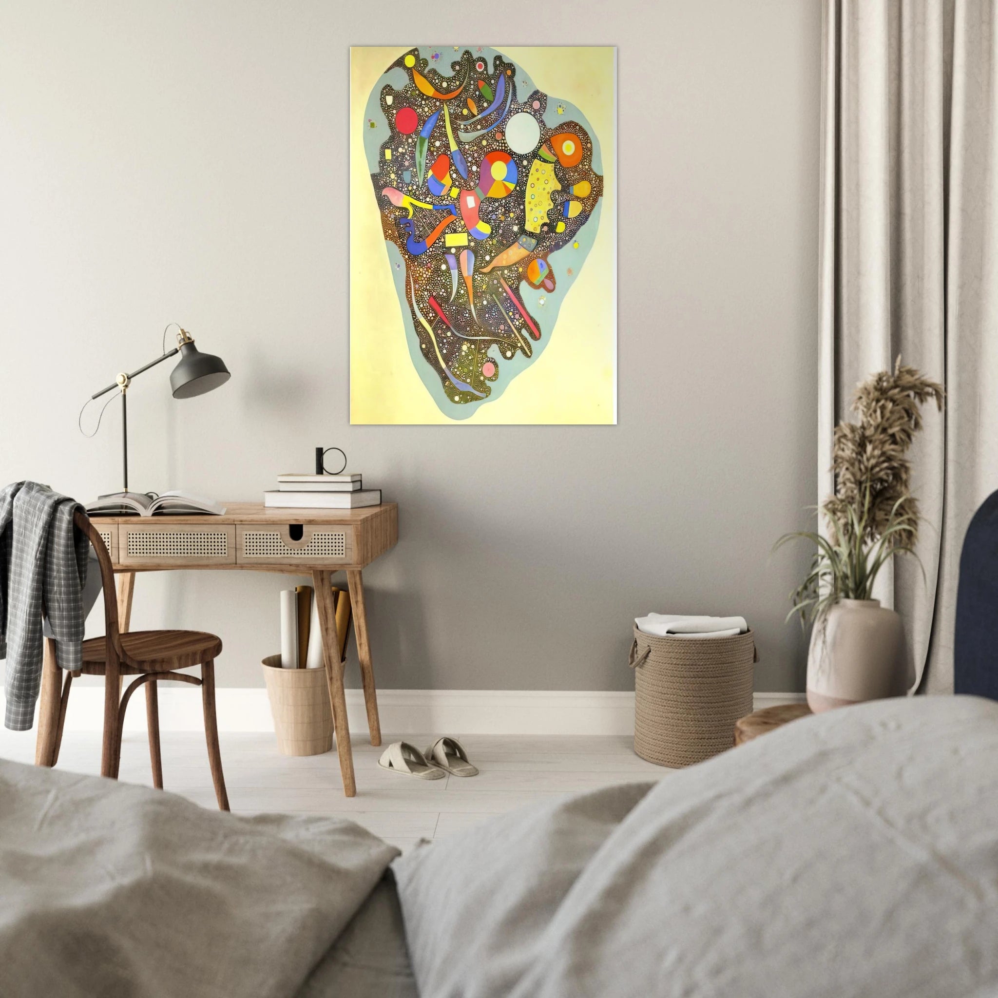 COLOURFUL ENSEMBLE 1938 - Wassily Kandinsky Art Print - A0 (84.1 x 118.9  cm) / 33.1 × 46.8 inches | Wassily Kandinsky Poster | Wassily Kandinsky Prints