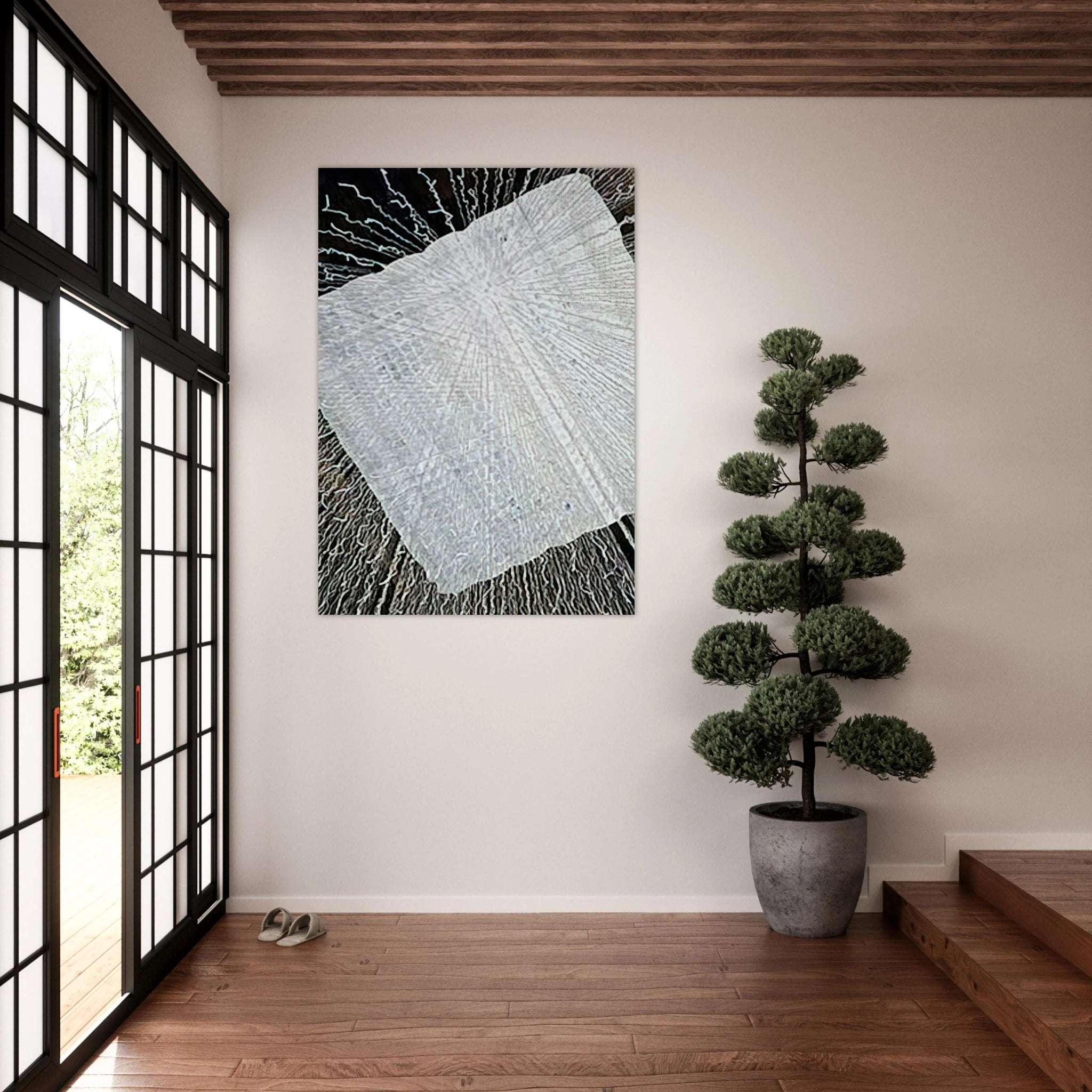 CLOUD SERIES V 1978 - Lenore Tawney Art Print - A0 (84.1 x 118.9  cm) / 33.1 × 46.8 inches | Lenore Tawney Poster | Lenore Tawney Prints