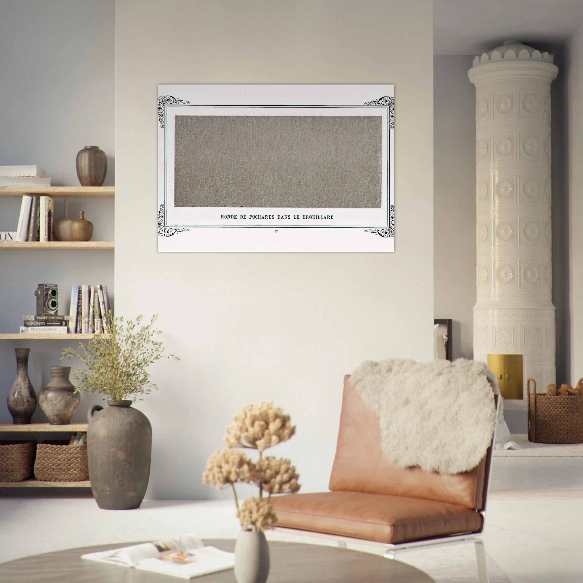 Band of Greyfriars in the Fog Band Of Dusty Drunks In The Fog - Alphonse Allais Art Print - A0 (84.1 x 118.9  cm) / 33.1 × 46.8 inches | Alphonse Allais Poster | Alphonse Allais Prints