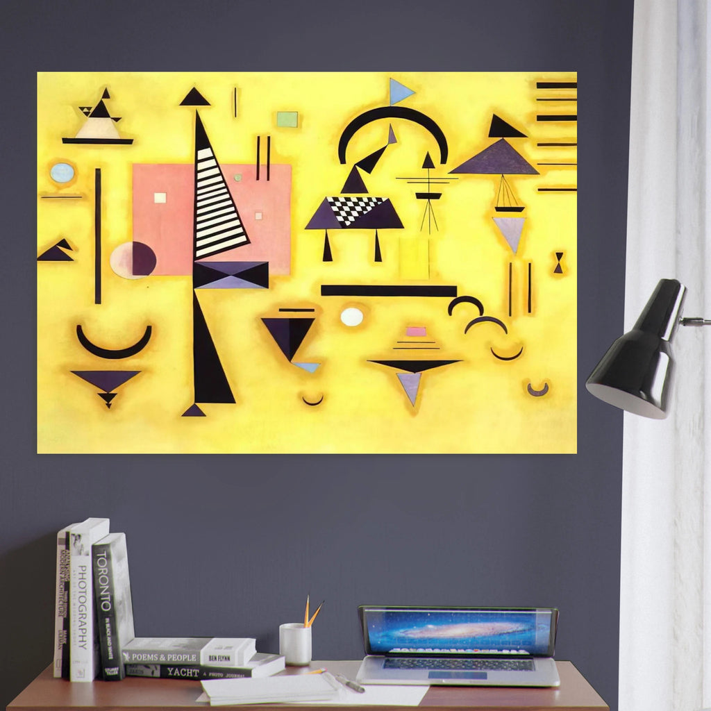 DECISIVE PINK 1932 - Wassily Kandinsky Art Print - A0 (84.1 x 118.9  cm) / 33.1 × 46.8 inches | Wassily Kandinsky Poster | Wassily Kandinsky Prints