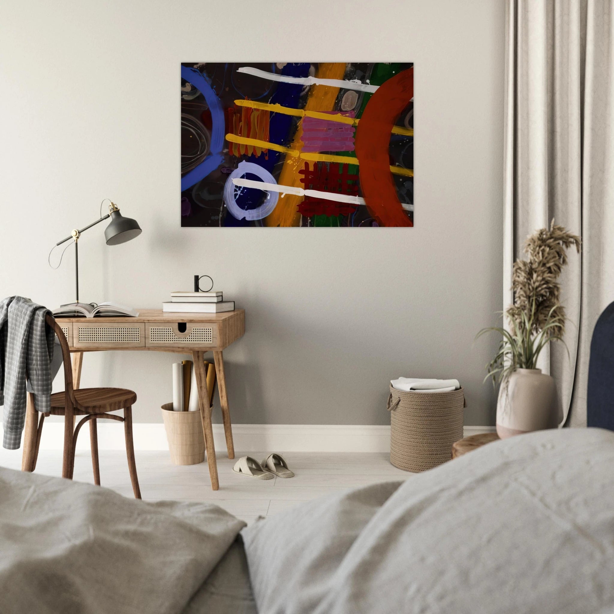 Buchanan - 1987 - Albert Irvin Art Print - A0 (84.1 x 118.9  cm) / 33.1 × 46.8 inches | Albert Irvin Poster | Albert Irvin Prints