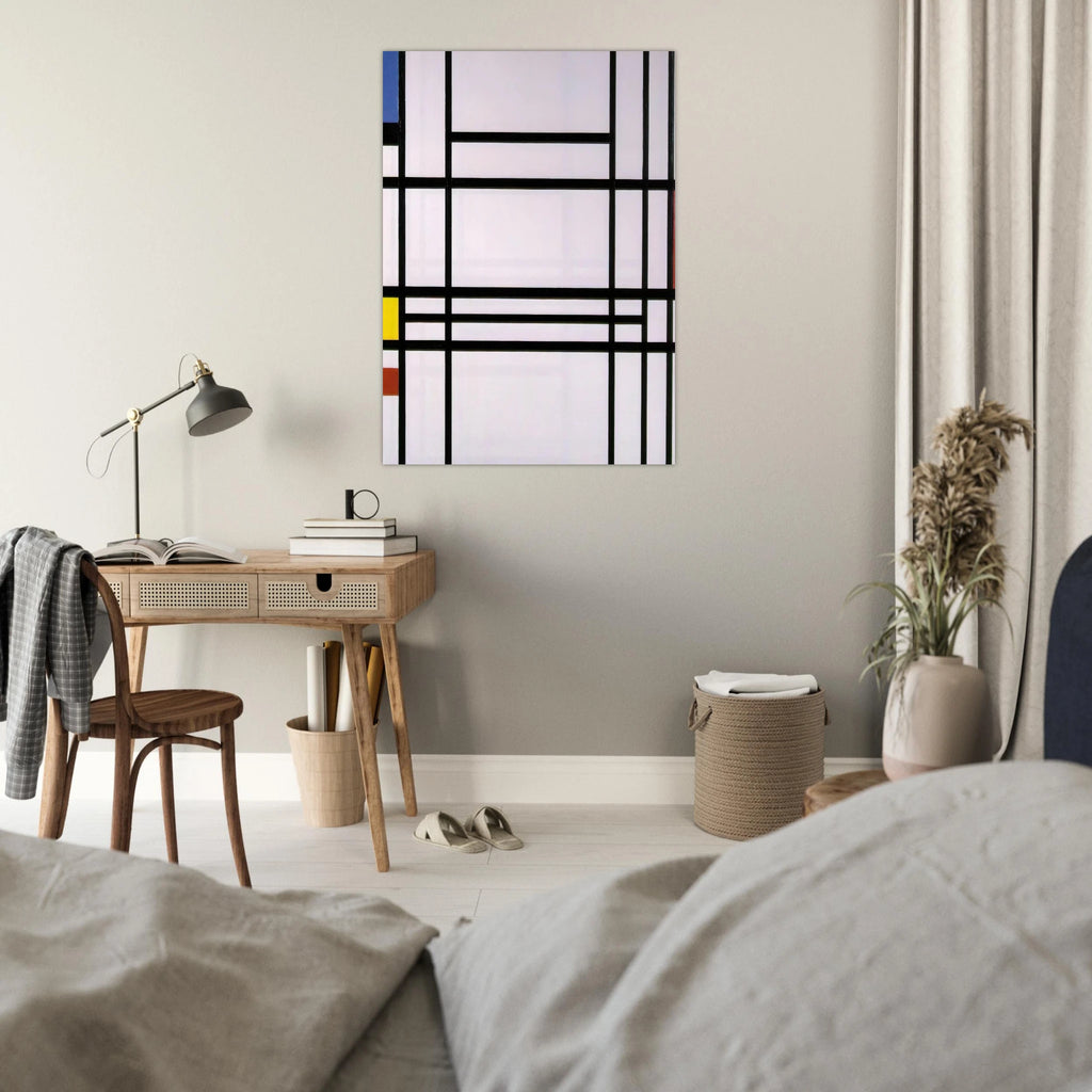 Composition No.10 - Piet Mondrian Art Print - A0 (84.1 x 118.9  cm) / 33.1 × 46.8 inches | Piet Mondrian Poster | Piet Mondrian Prints