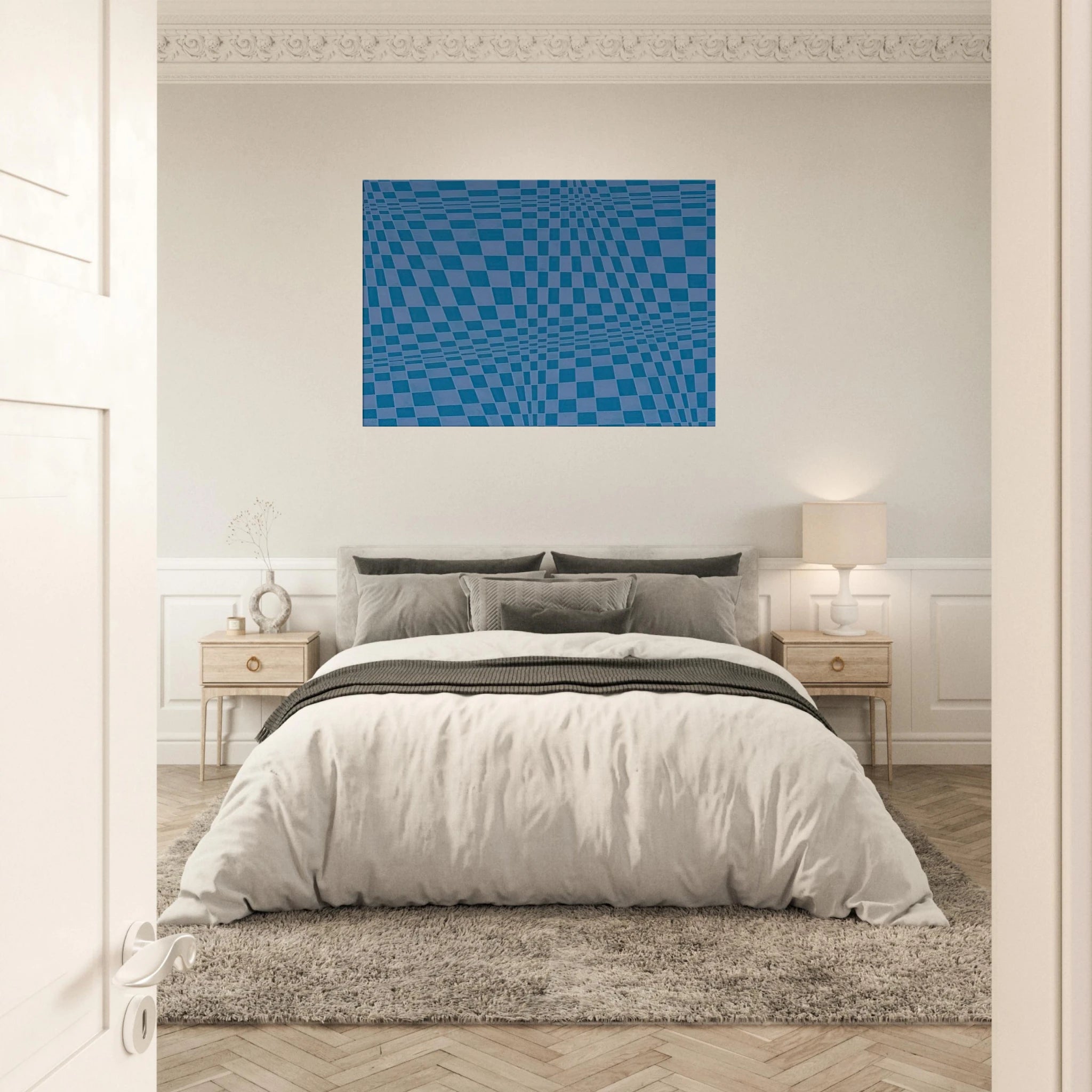 Disegno ottico dinamico - 1964 - Dadamaino Canvas - 70x100 cm / 28x40 inches | Dadamaino Wrapped Canvas | Dadamaino Wall Art
