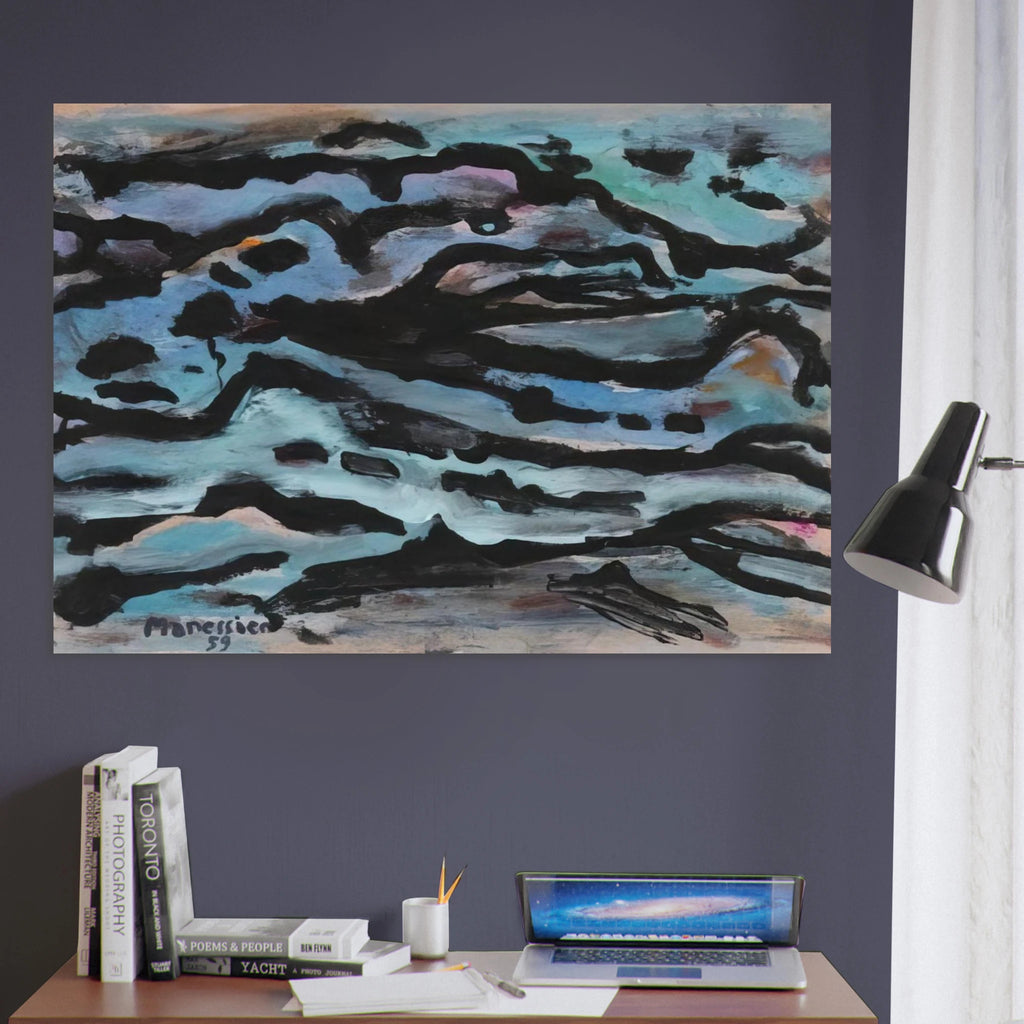 Composition - 1959 - Alfred Manessier Art Print - A0 (84.1 x 118.9  cm) / 33.1 × 46.8 inches | Alfred Manessier Poster | Alfred Manessier Prints