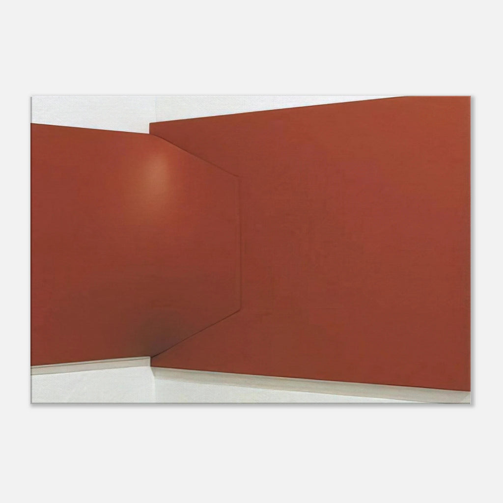 Dittico rosso - 1966 - Enrico Castellani Canvas - 70x100 cm / 28x40 inches | Enrico Castellani Wrapped Canvas | Enrico Castellani Wall Art