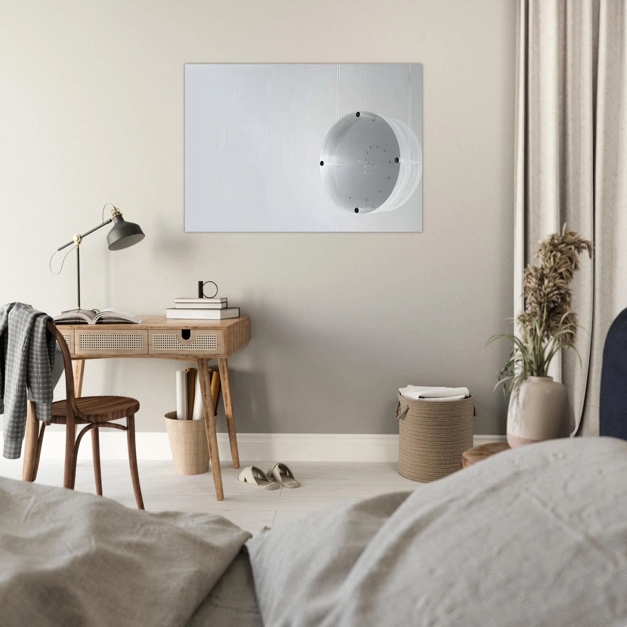 Disco Zero - 1971 - Mira Schendel Art Print - A0 (84.1 x 118.9  cm) / 33.1 × 46.8 inches | Mira Schendel Poster | Mira Schendel Prints