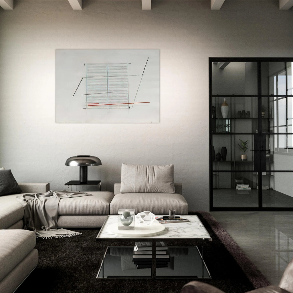 Acrilico K - 1979 - Bice Lazzari Art Print - A0 (84.1 x 118.9  cm) / 33.1 × 46.8 inches | Bice Lazzari Poster | Bice Lazzari Prints