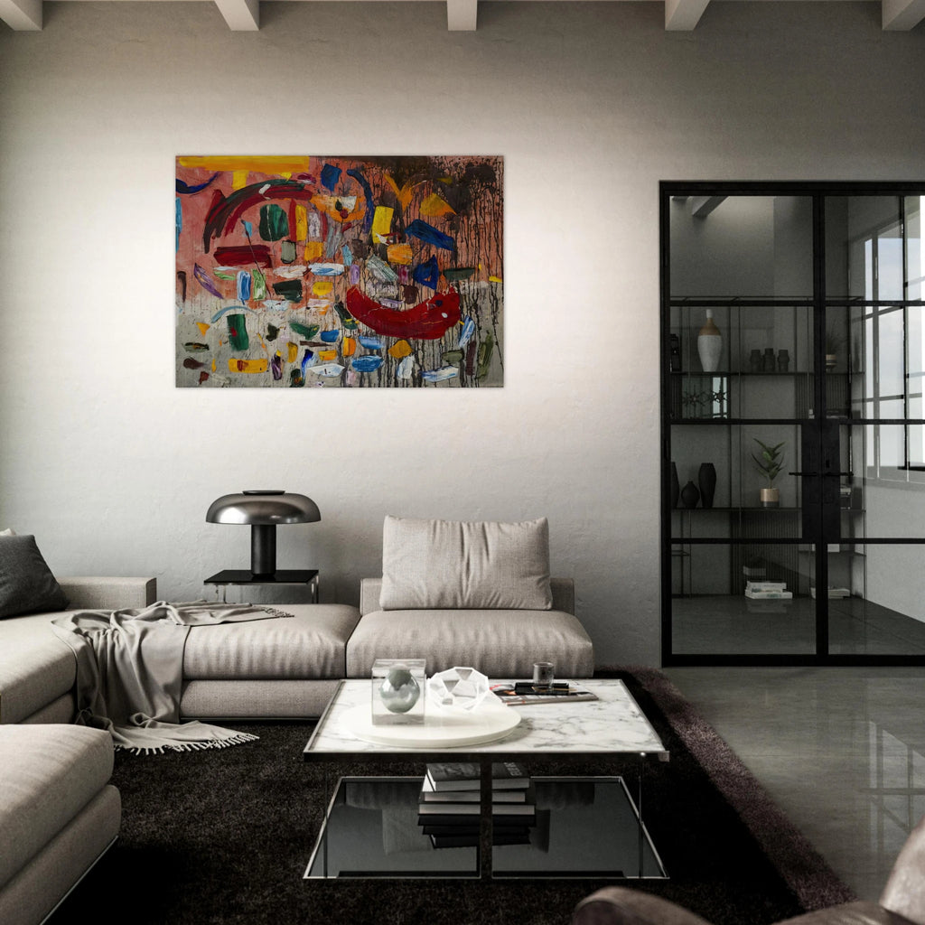 ABSTRACT 1957 - Taro Yamamoto Art Print - A0 (84.1 x 118.9  cm) / 33.1 × 46.8 inches | Taro Yamamoto Poster | Taro Yamamoto Prints