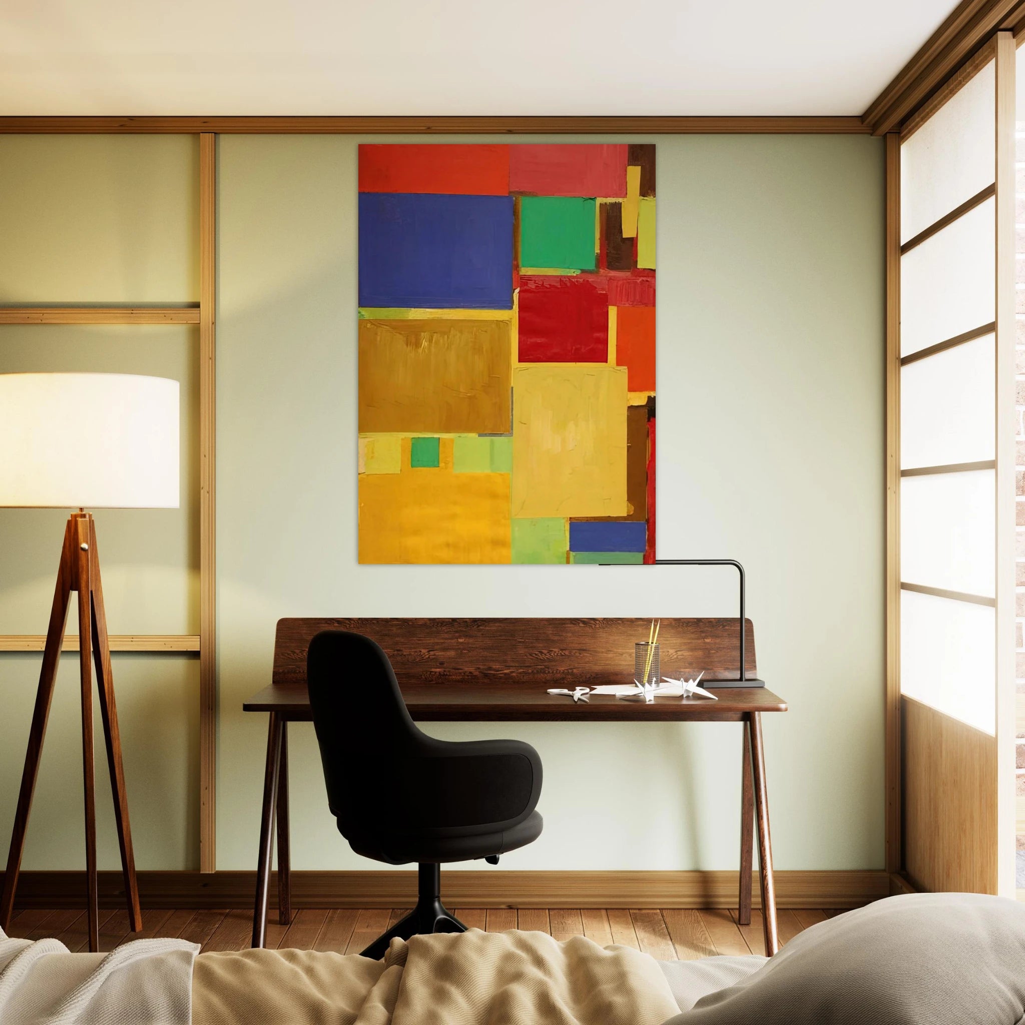 Cathedral - Hans Hofmann Art Print - A0 (84.1 x 118.9  cm) / 33.1 × 46.8 inches | Hans Hofmann Poster | Hans Hofmann Prints