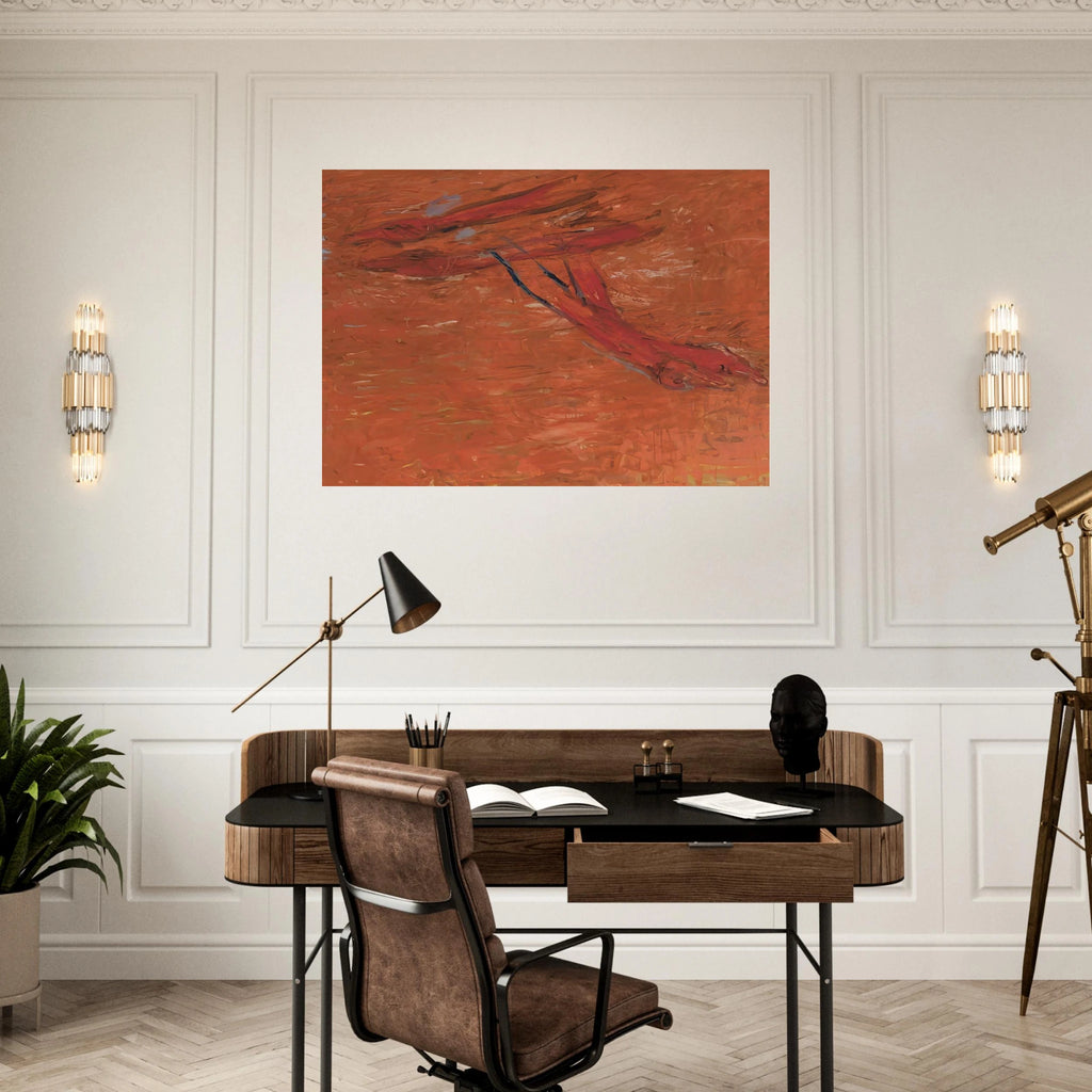 AUGUST 17TH 1998 - Susan Rothenberg Art Print - A0 (84.1 x 118.9  cm) / 33.1 × 46.8 inches | Susan Rothenberg Poster | Susan Rothenberg Prints