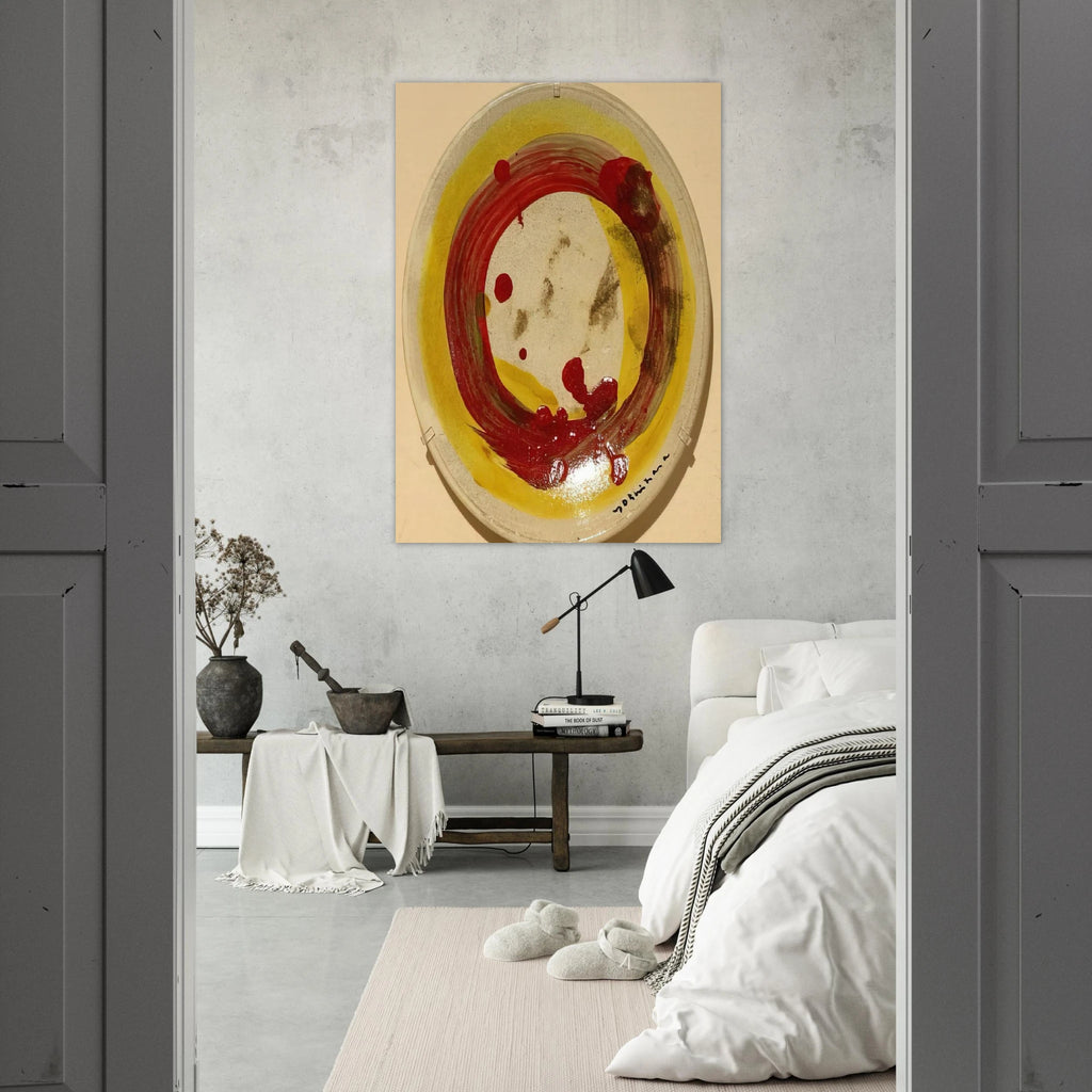 Circle - 1963 - Jiro Yoshihara Art Print - A0 (84.1 x 118.9  cm) / 33.1 × 46.8 inches | Jiro Yoshihara Poster | Jiro Yoshihara Prints