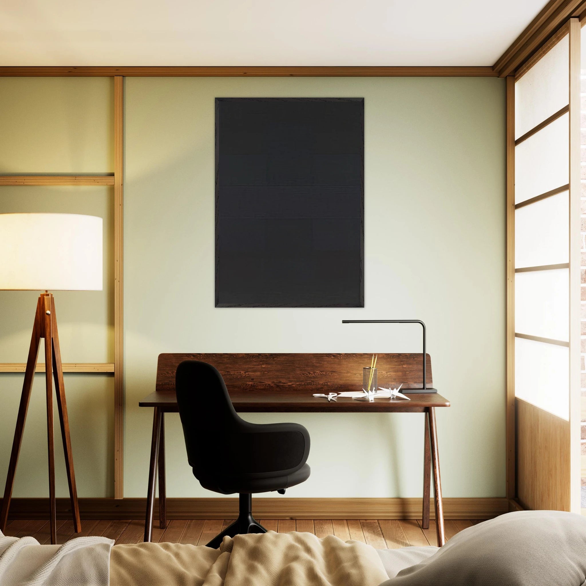 Abstract Painting - 1957 - Ad Reinhardt Framed Art Print - 70x100 cm / 28x40 inches | Ad Reinhardt Framed Poster | Ad Reinhardt Framed prints