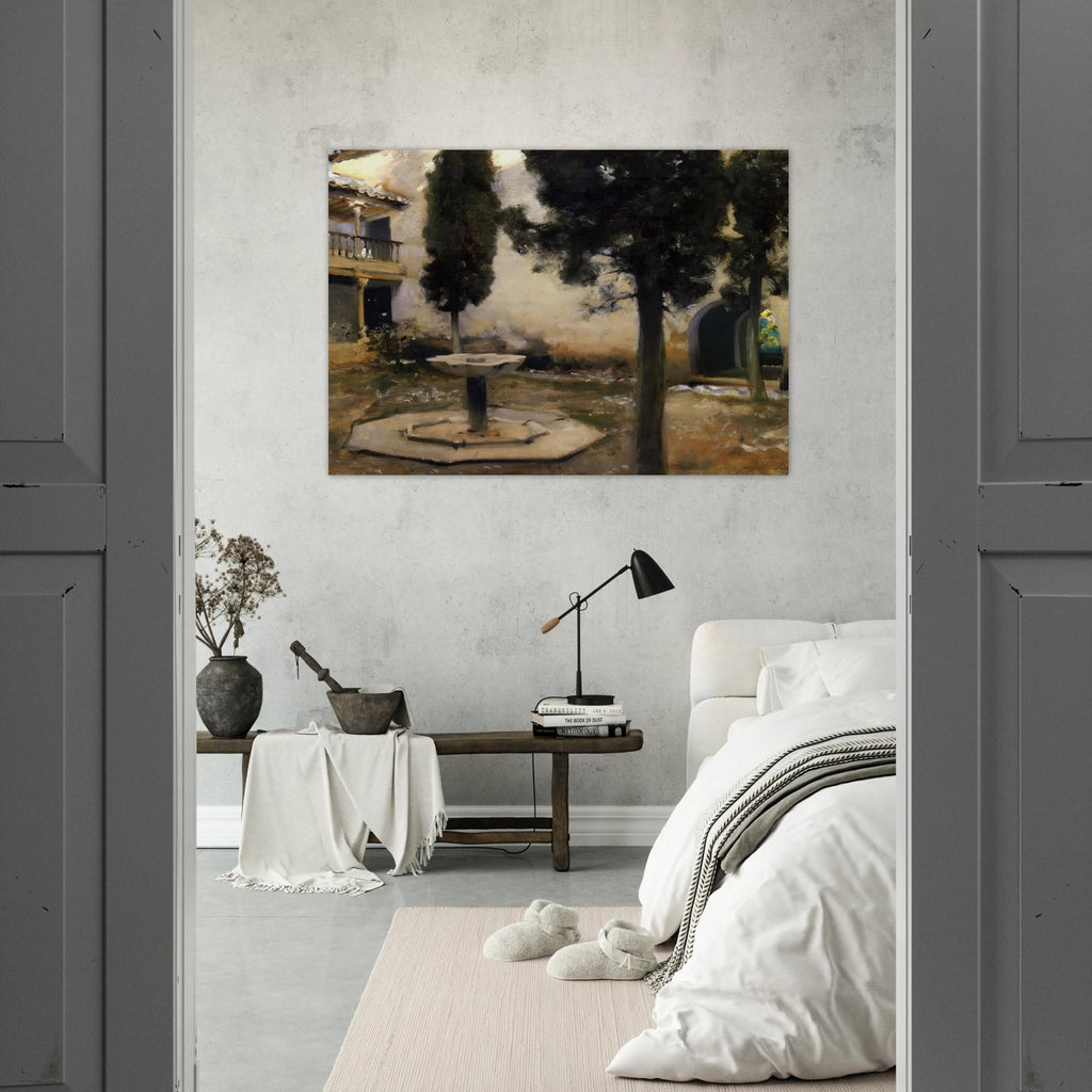 Alhambra, Patio de la Reja - John Singer Sargent Art Print - A0 (84.1 x 118.9  cm) / 33.1 × 46.8 inches | John Singer Sargent Poster | John Singer Sargent Prints