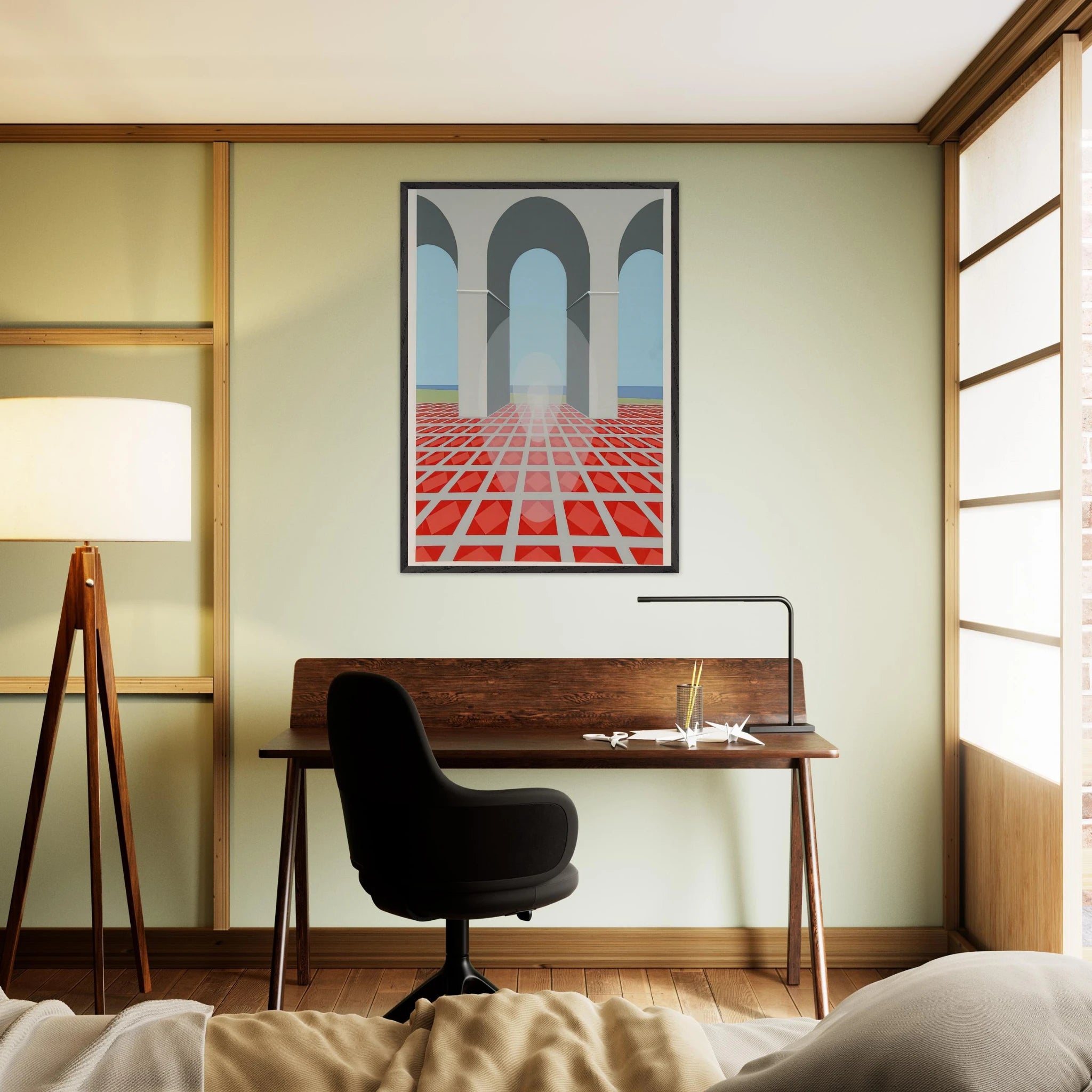 Arches - 1979 - Clarence Holbrook Carter Framed Art Print - 70x100 cm / 28x40 inches | Clarence Holbrook Carter Framed Poster | Clarence Holbrook Carter Framed prints