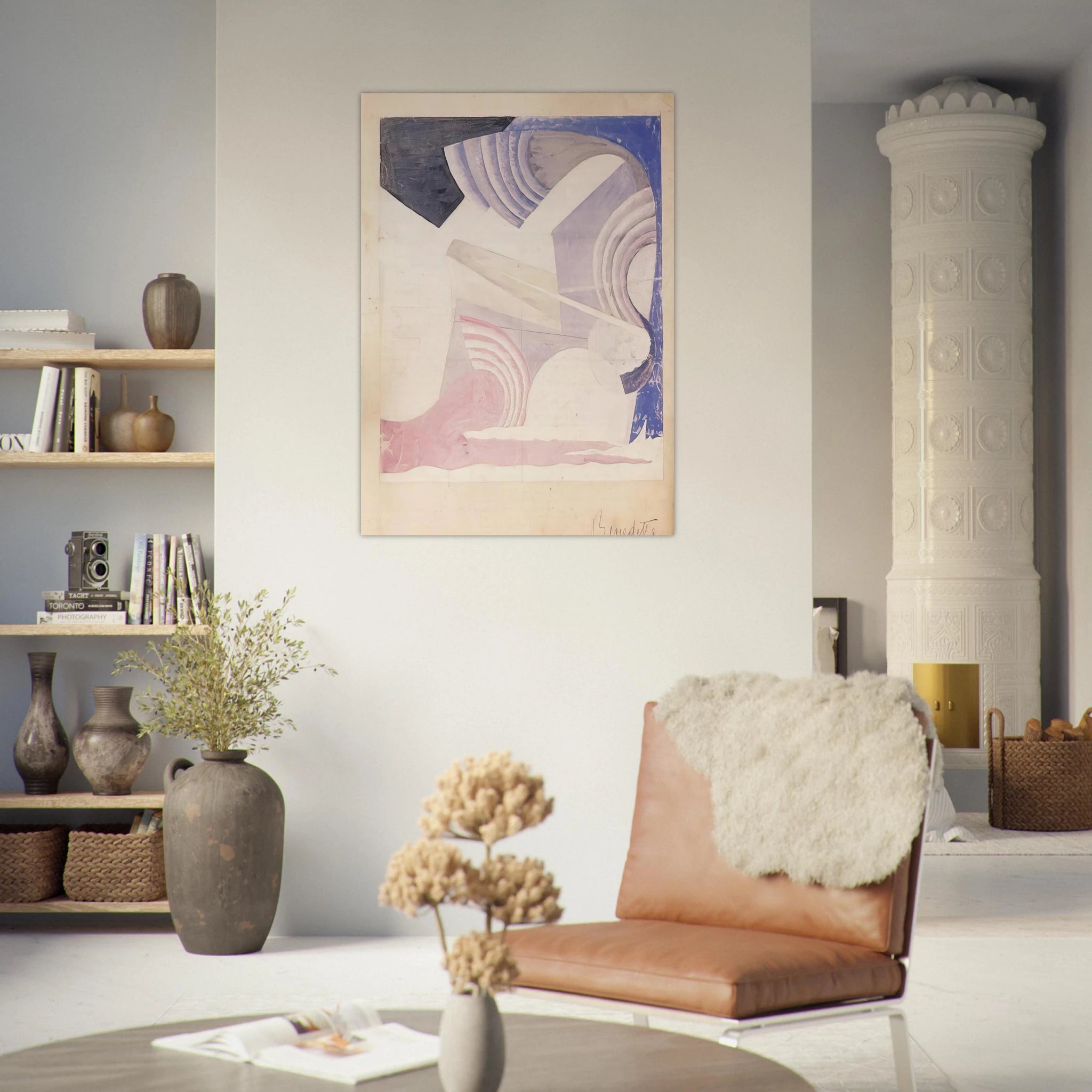 Aeropittura - 1925 Italy - Benedetta Cappa Art Print - A0 (84.1 x 118.9  cm) / 33.1 × 46.8 inches | Benedetta Cappa Poster | Benedetta Cappa Prints