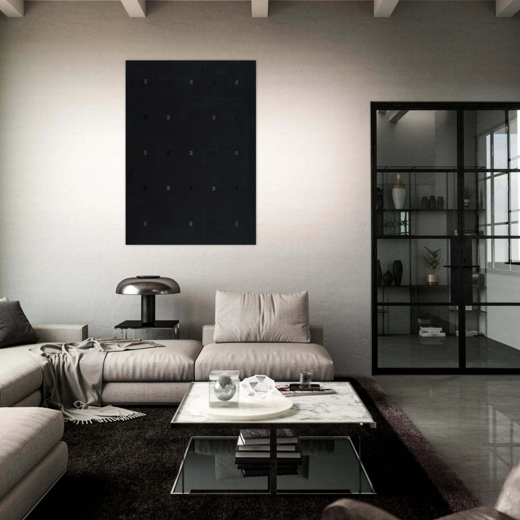 Costellazione - 1970 - Antonio Calderara Art Print - A0 (84.1 x 118.9  cm) / 33.1 × 46.8 inches | Antonio Calderara Poster | Antonio Calderara Prints