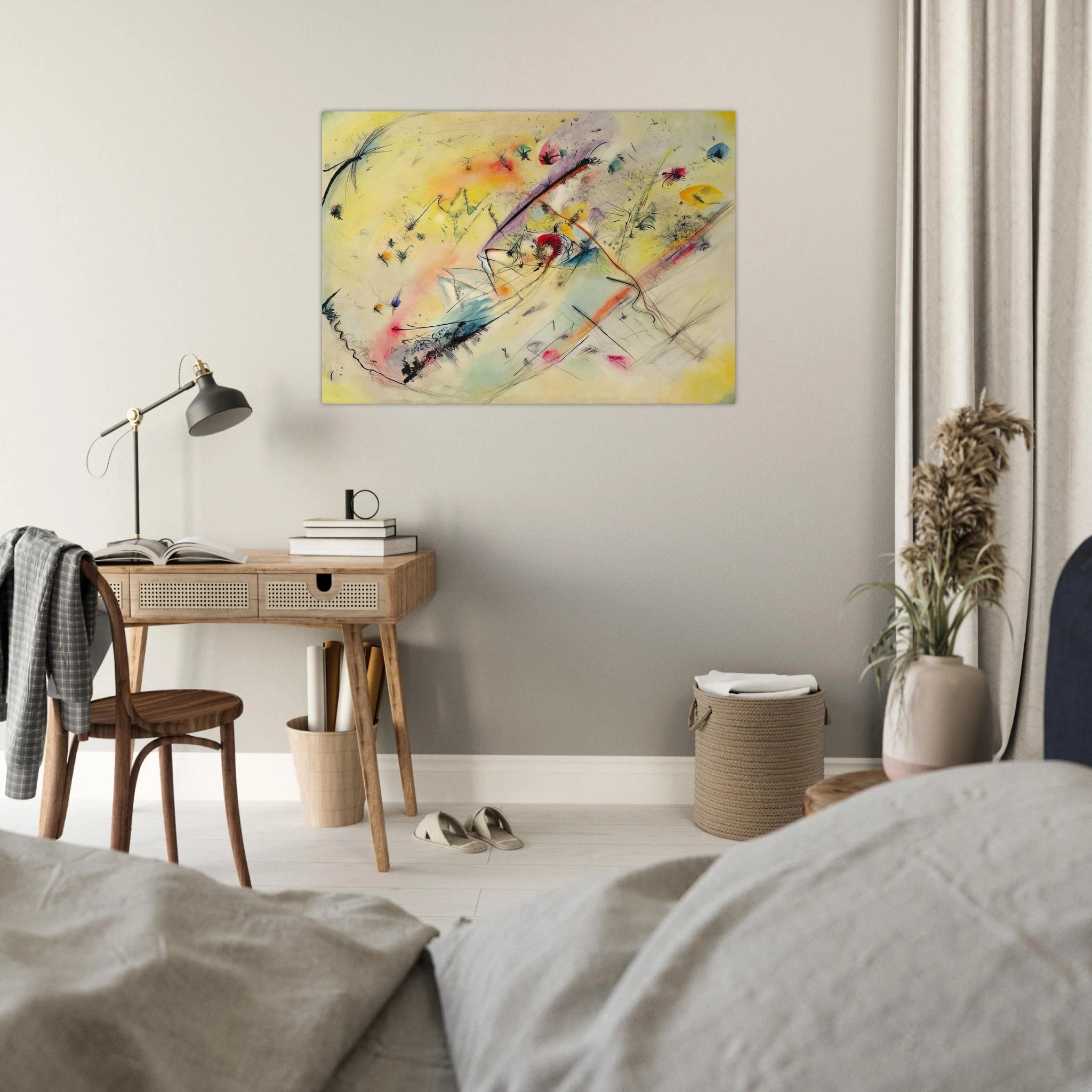 BRIGHT PICTURE 1913 - Wassily Kandinsky Art Print - A0 (84.1 x 118.9  cm) / 33.1 × 46.8 inches | Wassily Kandinsky Poster | Wassily Kandinsky Prints