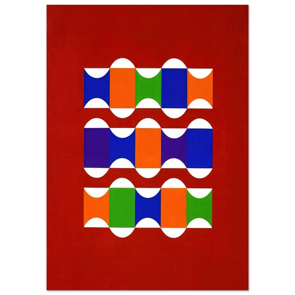 Anti-corpi cilindrici - 2006 - Tomas Maldonado Art Print - A0 (84.1 x 118.9  cm) / 33.1 × 46.8 inches | Tomas Maldonado Poster | Tomas Maldonado Prints