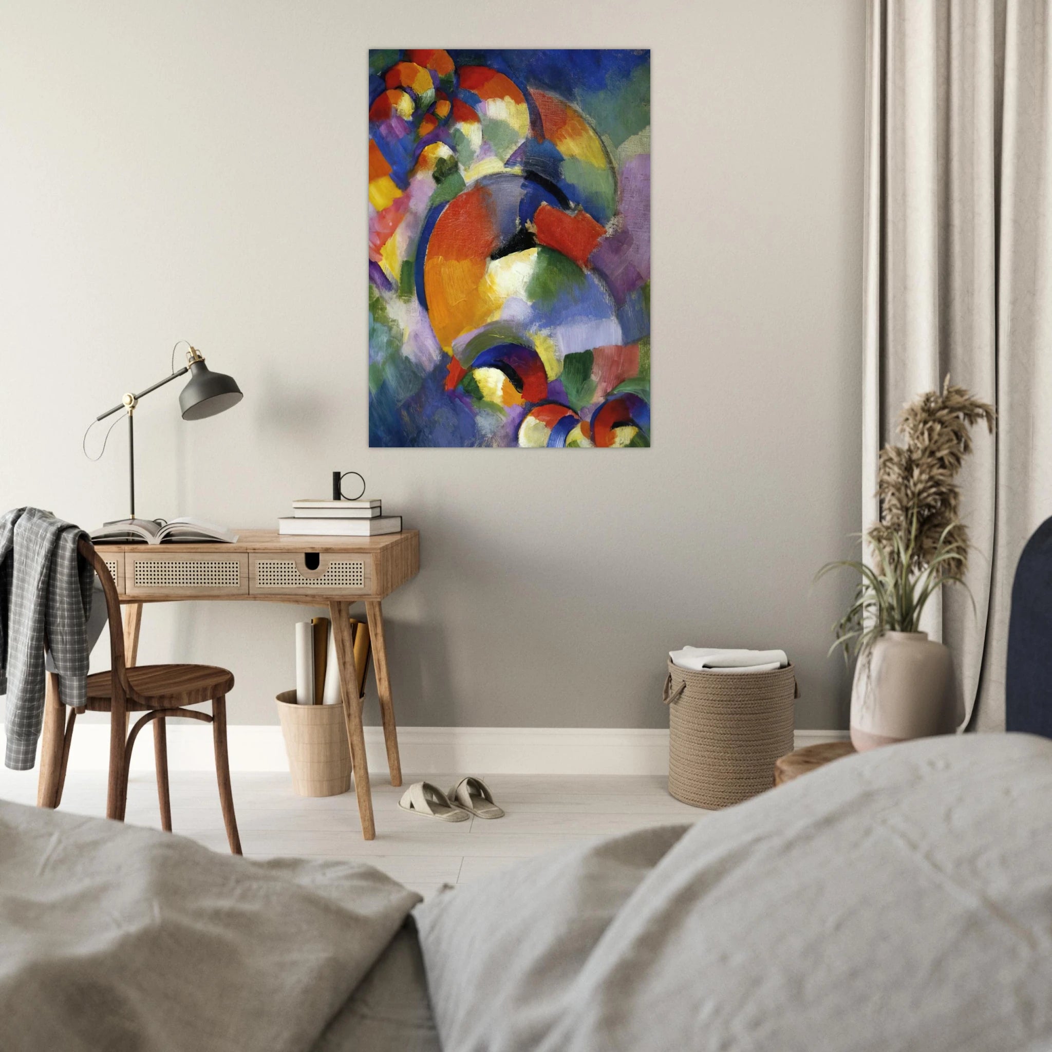 Cosmic Synchromy - 1914 - Morgan Russell Art Print - A0 (84.1 x 118.9  cm) / 33.1 × 46.8 inches | Morgan Russell Poster | Morgan Russell Prints