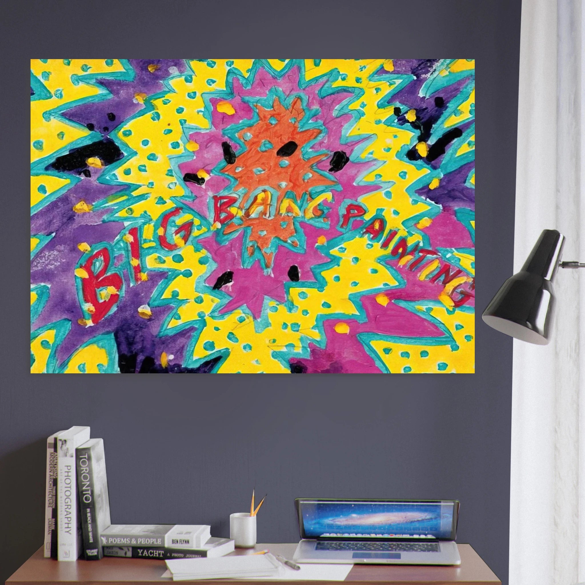 Big Bang Painting - 1988 - Paul Thek Art Print - A0 (84.1 x 118.9  cm) / 33.1 × 46.8 inches | Paul Thek Poster | Paul Thek Prints