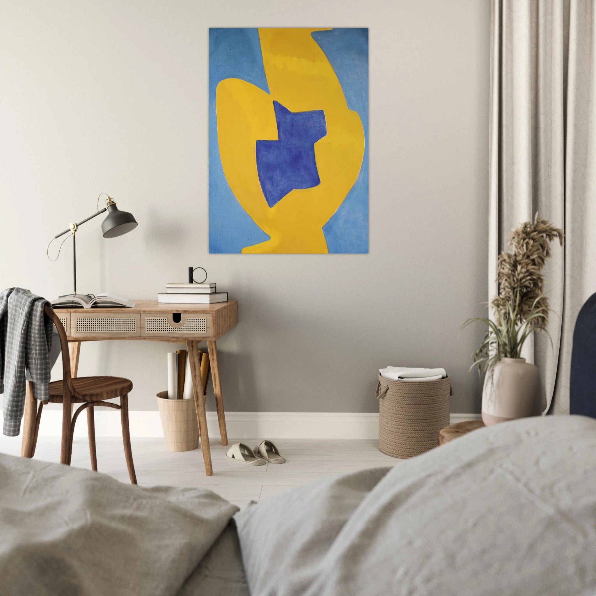 Composition abstraite - 1968 - Serge Poliakoff Art Print - A0 (84.1 x 118.9  cm) / 33.1 × 46.8 inches | Serge Poliakoff Poster | Serge Poliakoff Prints