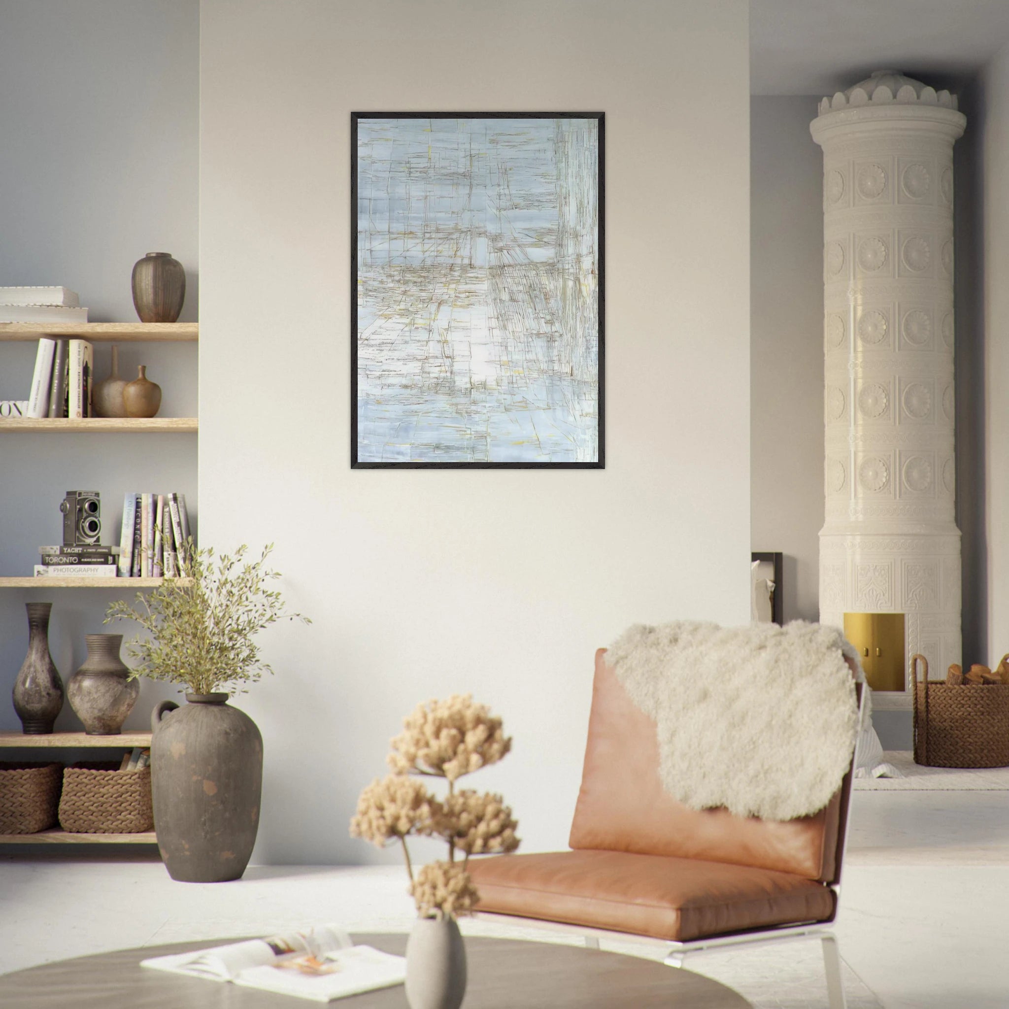 Ariadne - 1988 - Maria Helena Vieira da Silva Framed Art Print - 70x100 cm / 28x40 inches | Maria Helena Vieira da Silva Framed Poster | Maria Helena Vieira da Silva Framed prints